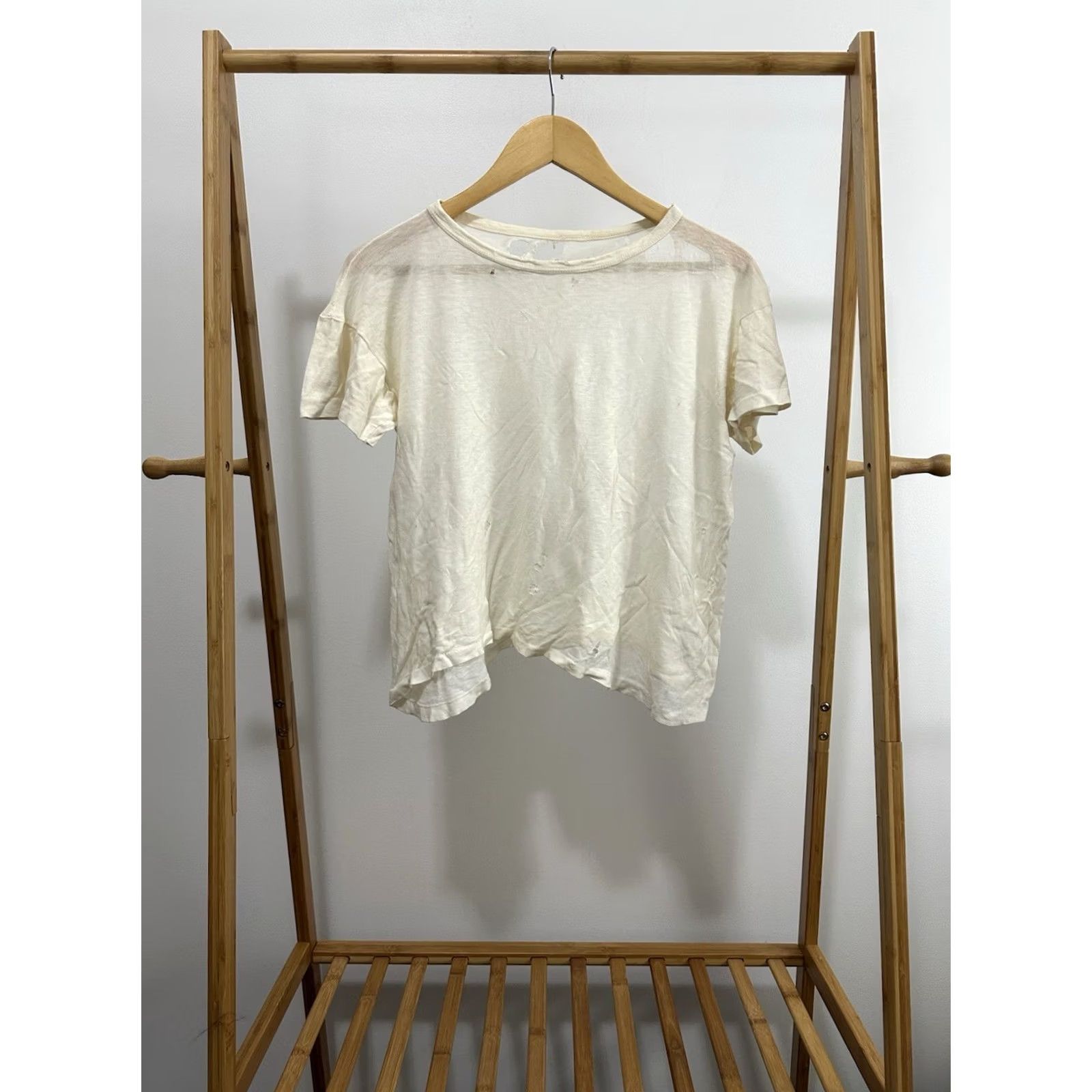 Thrasher VTG 50s Zombie Thrashed Distressed Worn Boxy Cropped Soft Thin T-Shirt M Shirt Mens White Size US M / EU 48-50 / 2 - 2 Thumbnail