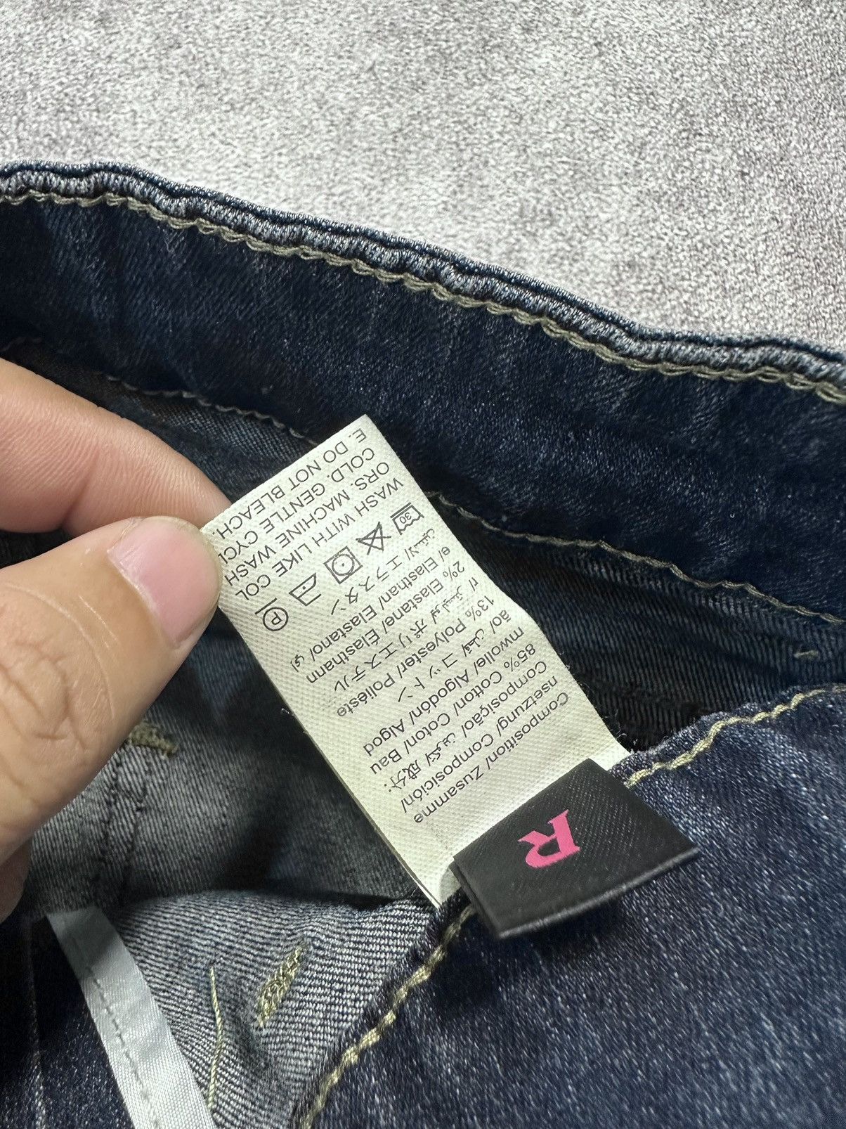 If Six Was Nine Y2K Romwe stretch Lace Up flare Denim Size 28" / US 6 / IT 42 - 7 Thumbnail