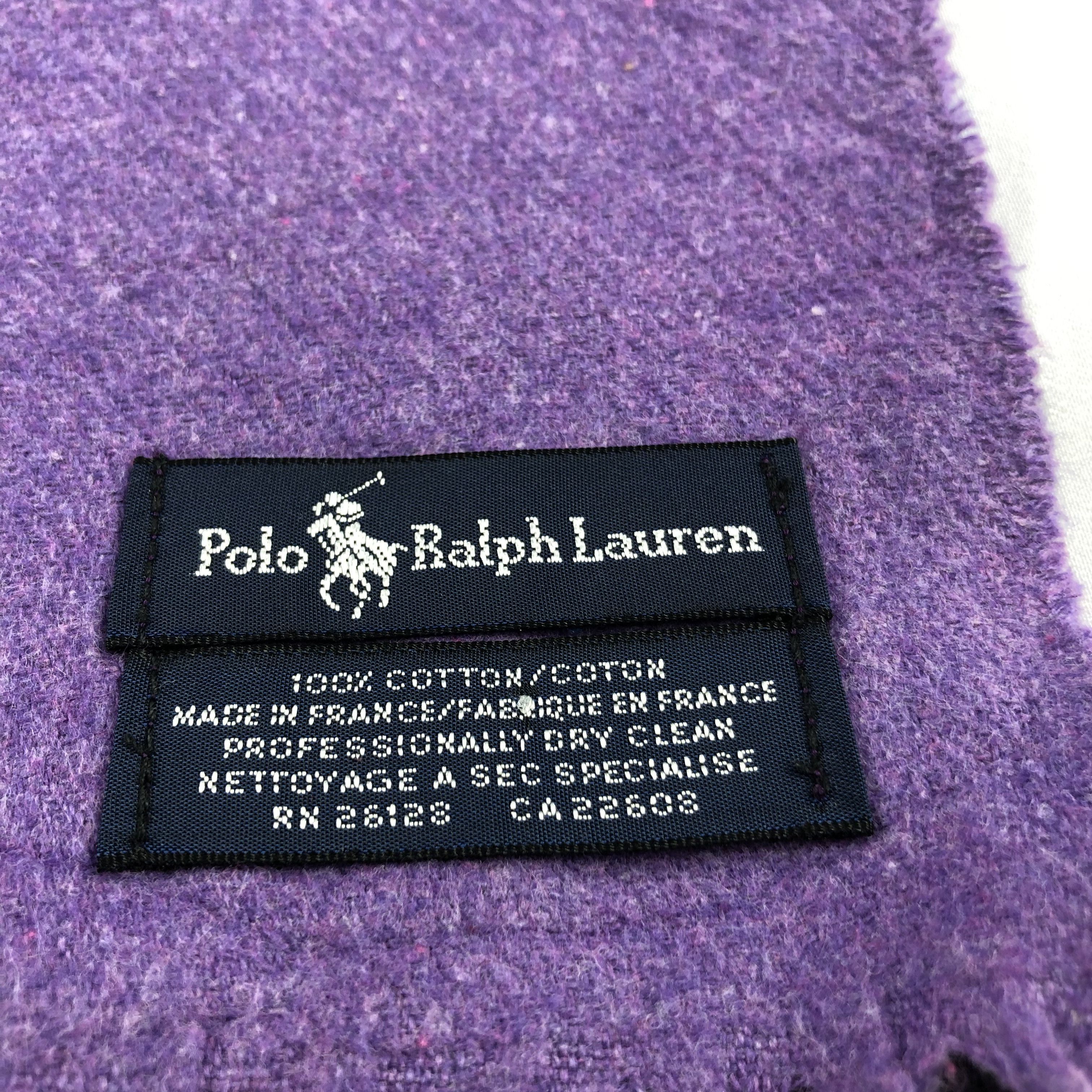 Polo Ralph Lauren Polo Ralph Lauren Striped Cotton Muffler Scarf V910 Size ONE SIZE - 5 Thumbnail
