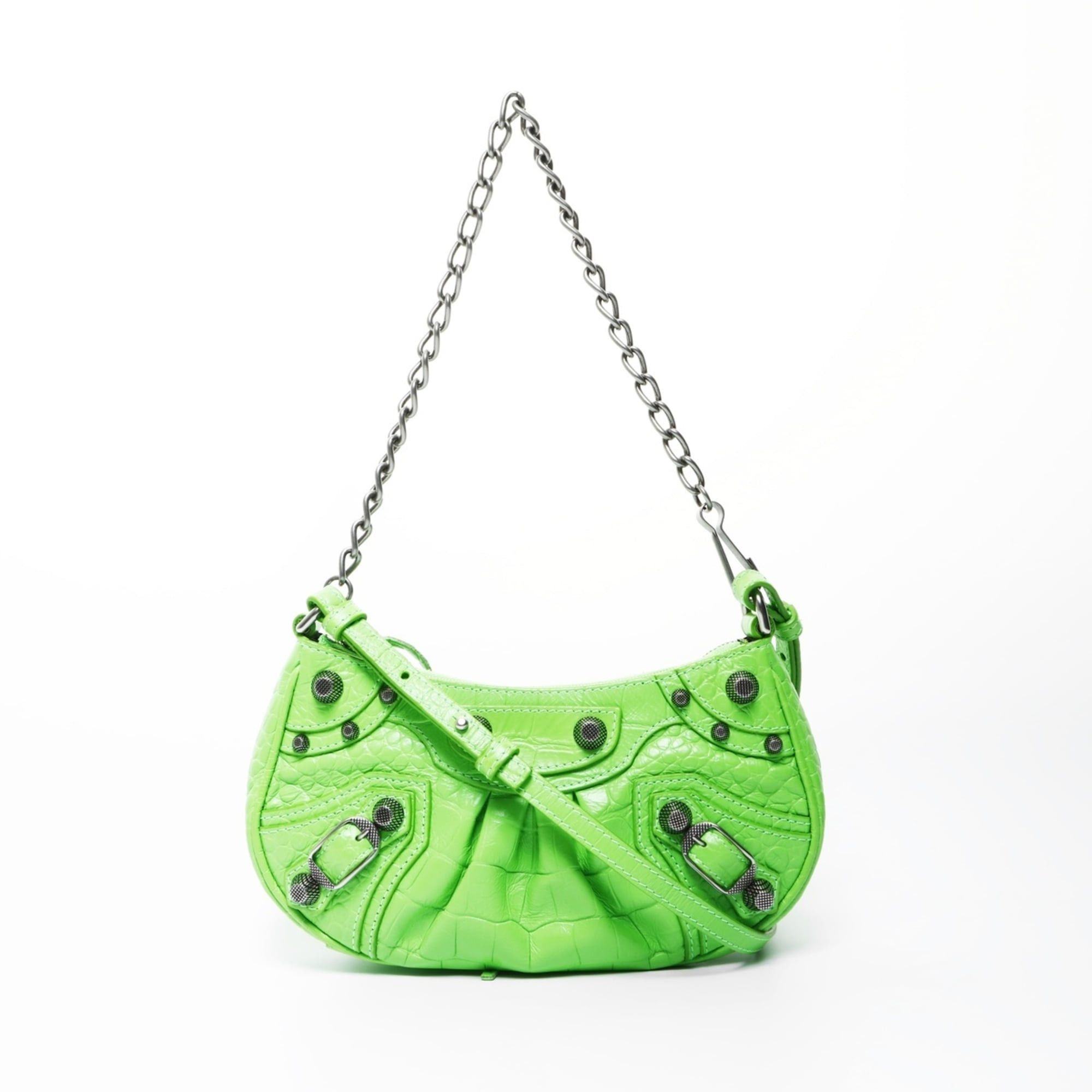 Balenciaga Balenciaga Le Cagoule Mini Shoulder Bag, Green, WS25035 Size ONE SIZE - 1 Thumbnail