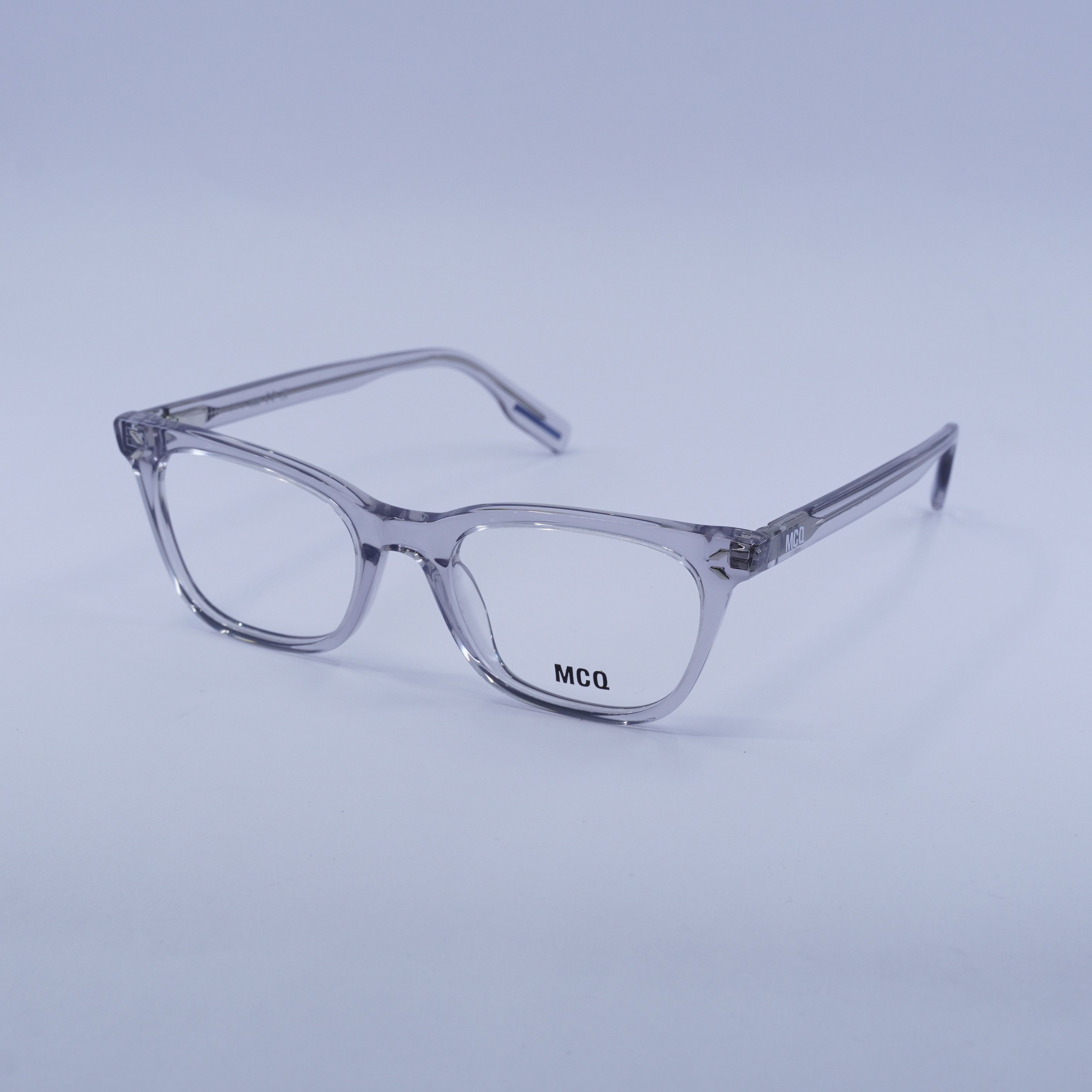 McQ Alexander McQueen McQ by Alexander McQueen MQ0379O 002 Eyeglasses Grey 50mm Size ONE SIZE - 1 Thumbnail