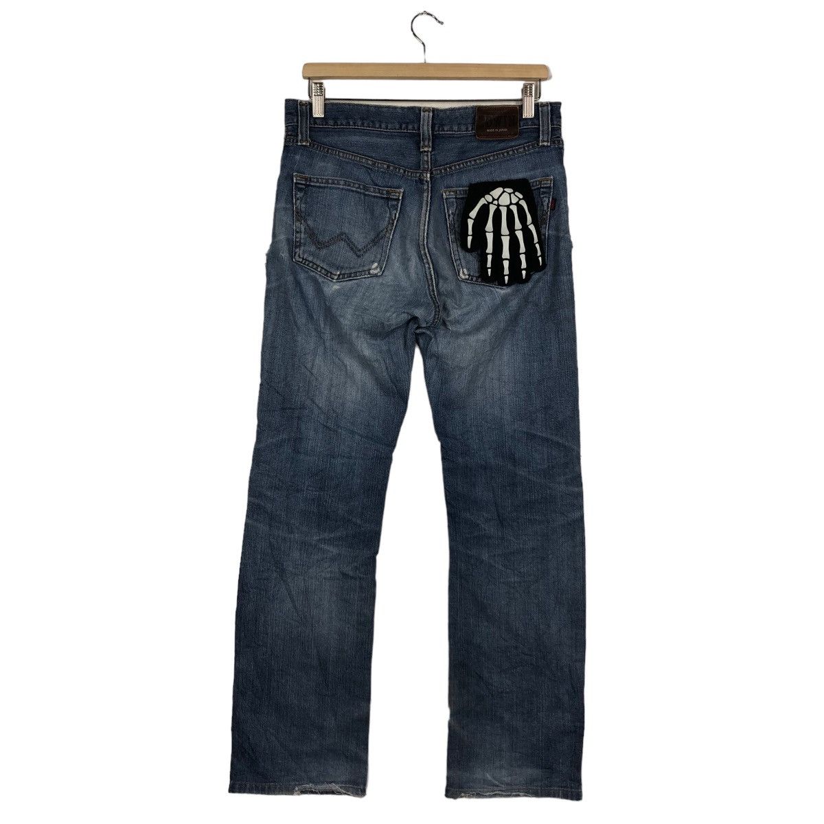 Japanese Brand 🔥90’s VINTAGE DENIM JEANS DISTRESSED DESIGN EDWIN JAPAN Size US 30 / EU 46 - 7 Thumbnail