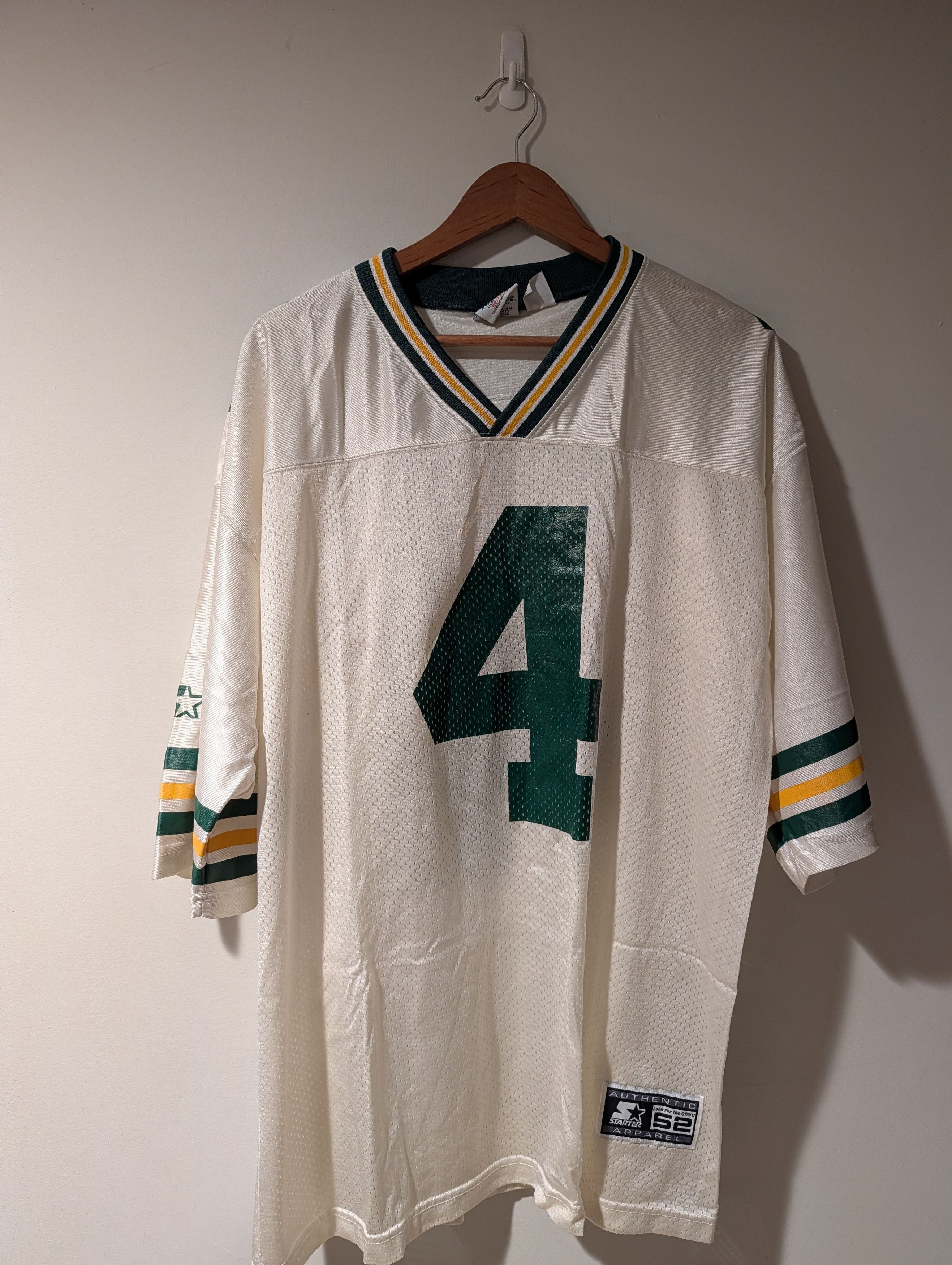 Starter Vintage 90s Starter Green Bay Packers Favre NFL Jersey XL Size US XL / EU 56 / 4 - 5 Thumbnail