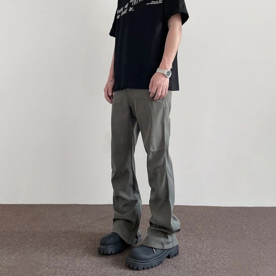Japanese Brand Casual Pants Men Streetwear Striped Pantalones Street Size US 33 - 2 Thumbnail