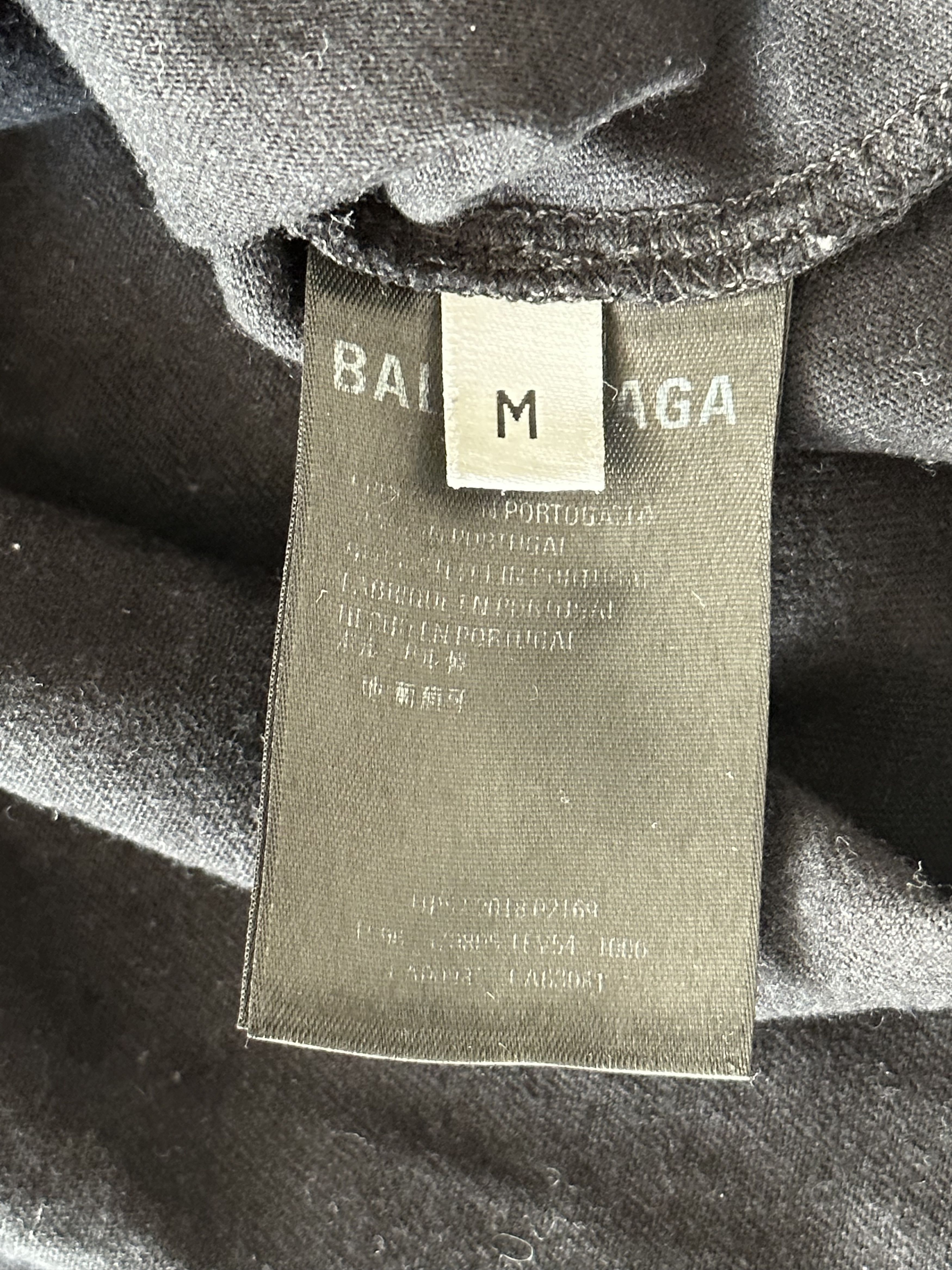 Balenciaga Balenciaga Black & White Logo Striped Shirt Size US M / EU 48-50 / 2 - 4 Thumbnail
