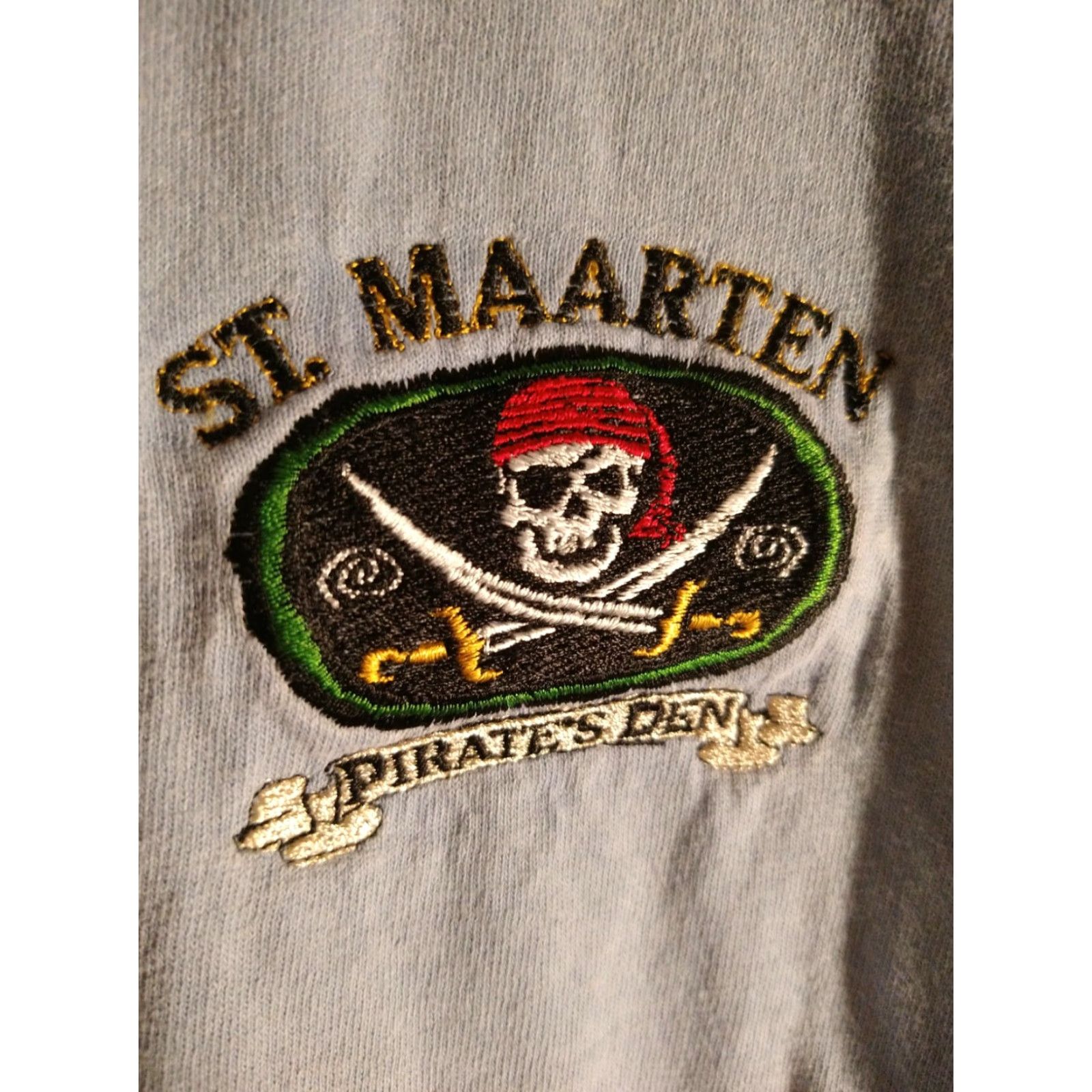 Anvil VINTAGE Saint Martins Tank Top 2XL Anvil Embroidered Patch Pirates Day Tank Top Blue 2XL Mens Size US XXL / EU 58 / 5 - 2 Thumbnail