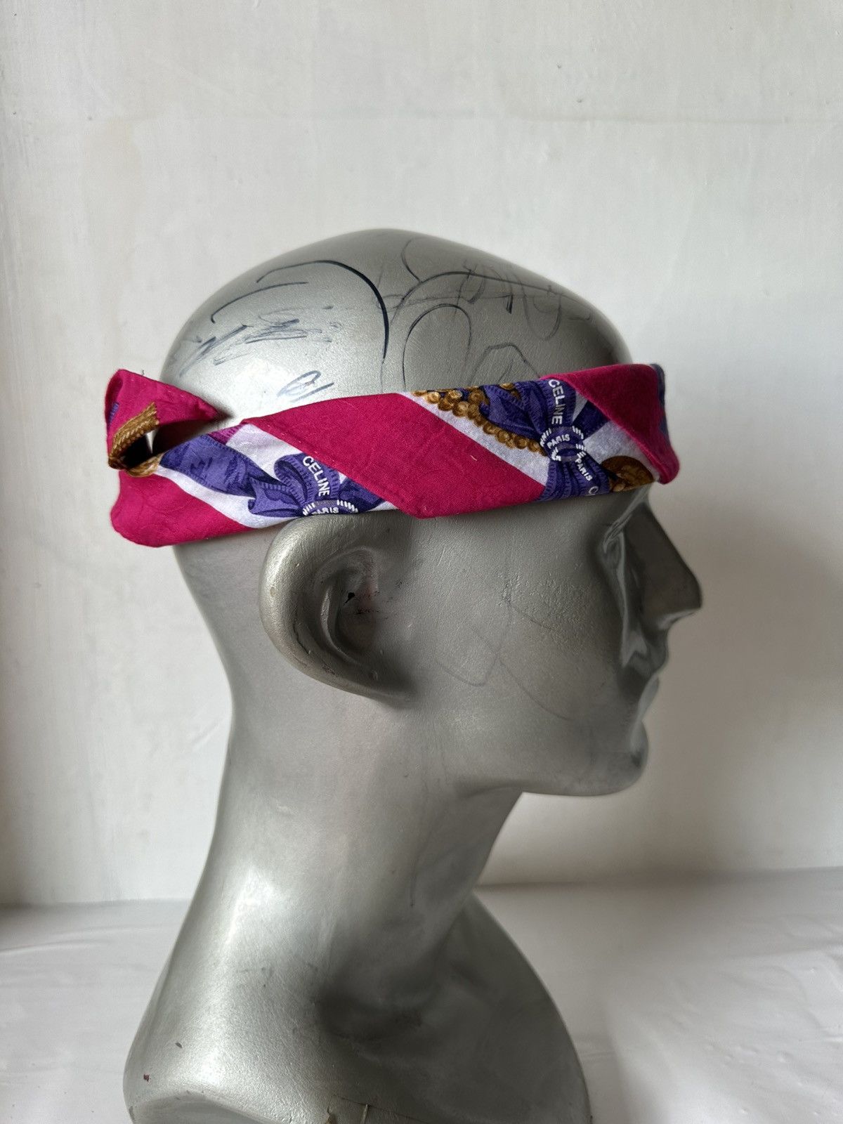 Vintage Vintage Celine Handkerchief/ Neckerchief/ Bandana Size ONE SIZE - 13 Thumbnail