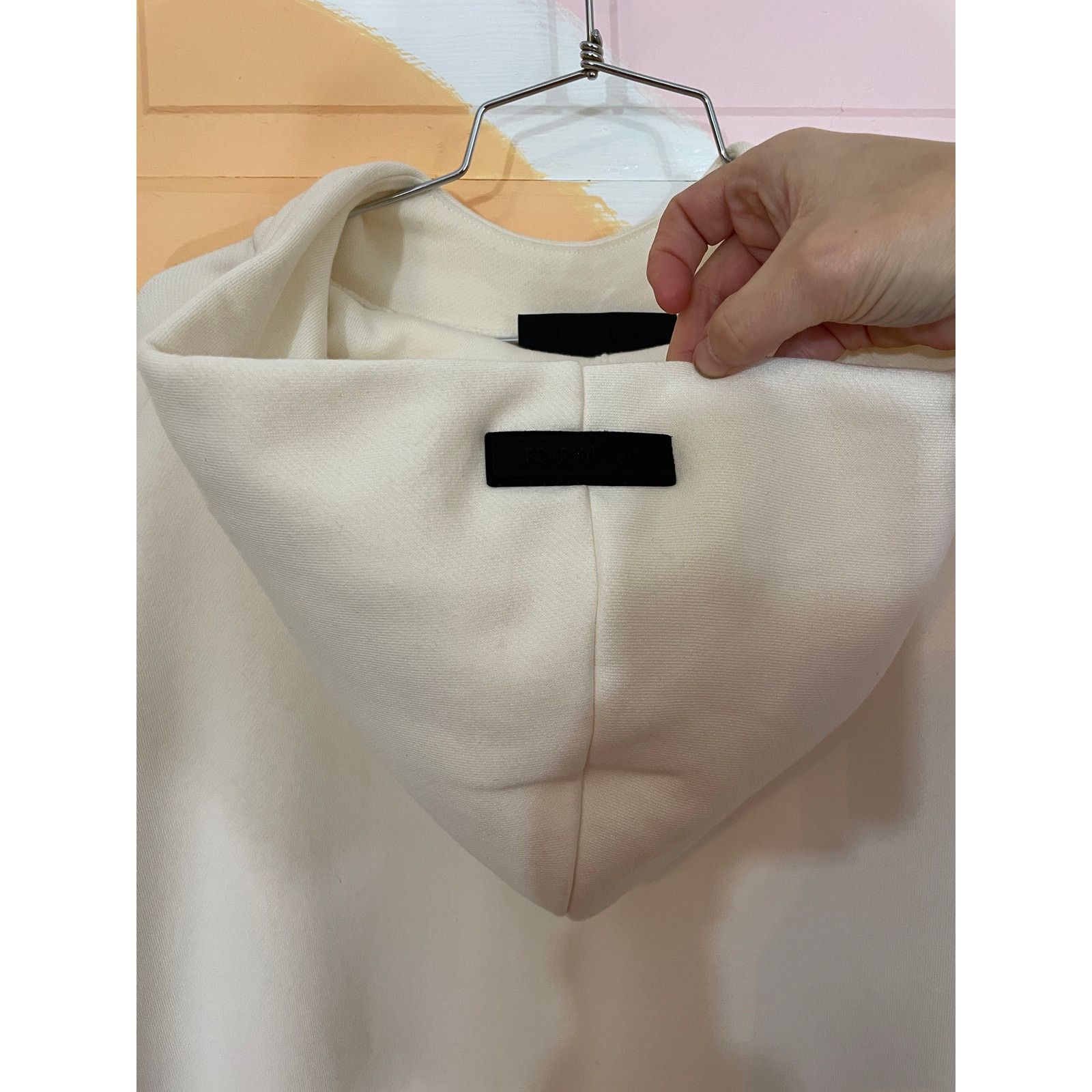Fear of God Fear of God Essentials Cream Hoodie XXL Oversized hoodie Size US XXL / EU 58 / 5 - 2 Thumbnail