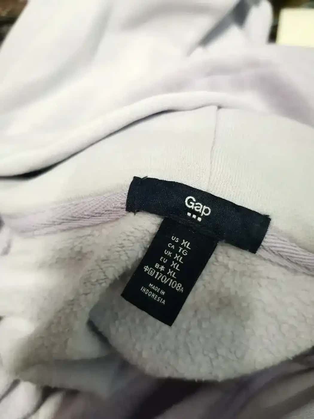 Gap Vintage GAP Big Logo Zipper Hoodie Size US XL / EU 56 / 4 - 4 Thumbnail