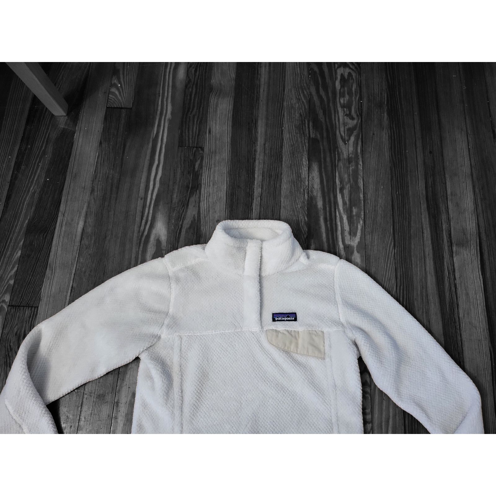 Patagonia Patagonia ReTool White Womens Small Fleece in good conditio Size S / US 4 / IT 40 - 4 Thumbnail