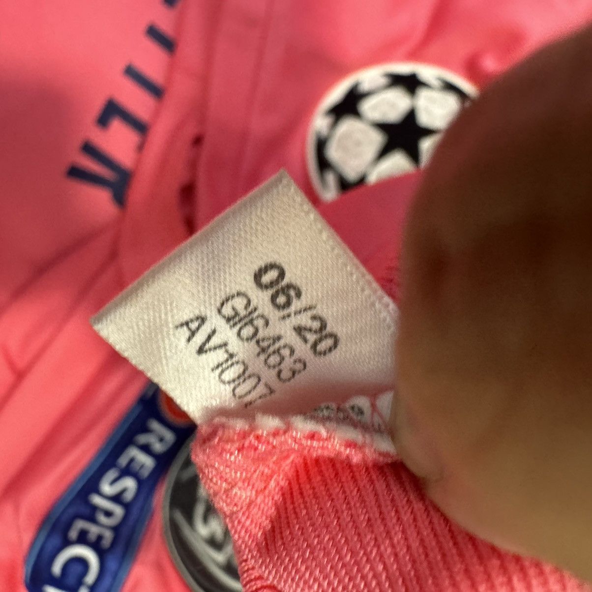 Adidas Real Madrid 20/21 C/L away shirt #2 Carvajai Size US XL / EU 56 / 4 - 8 Thumbnail