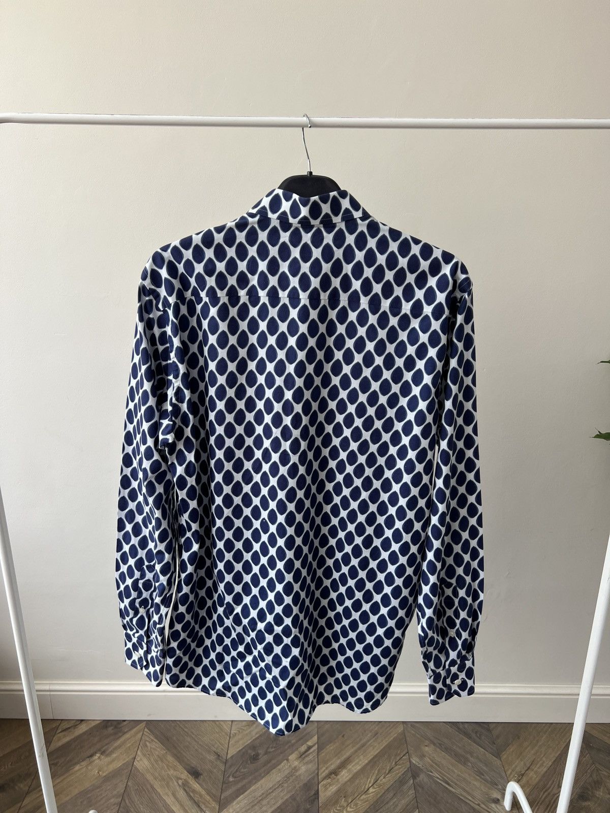 Eton × Vintage Vintage Eton Men’s Dress Shirt Geometric Print Size US L / EU 52-54 / 3 - 13 Thumbnail
