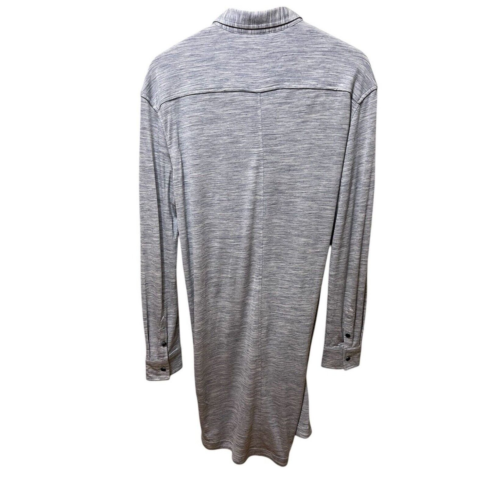 Rag & Bone Rag & Bone Layton Long Sleeve Grey Shirt Dress Size M New Size M / US 6-8 / IT 42-44 - 5 Thumbnail