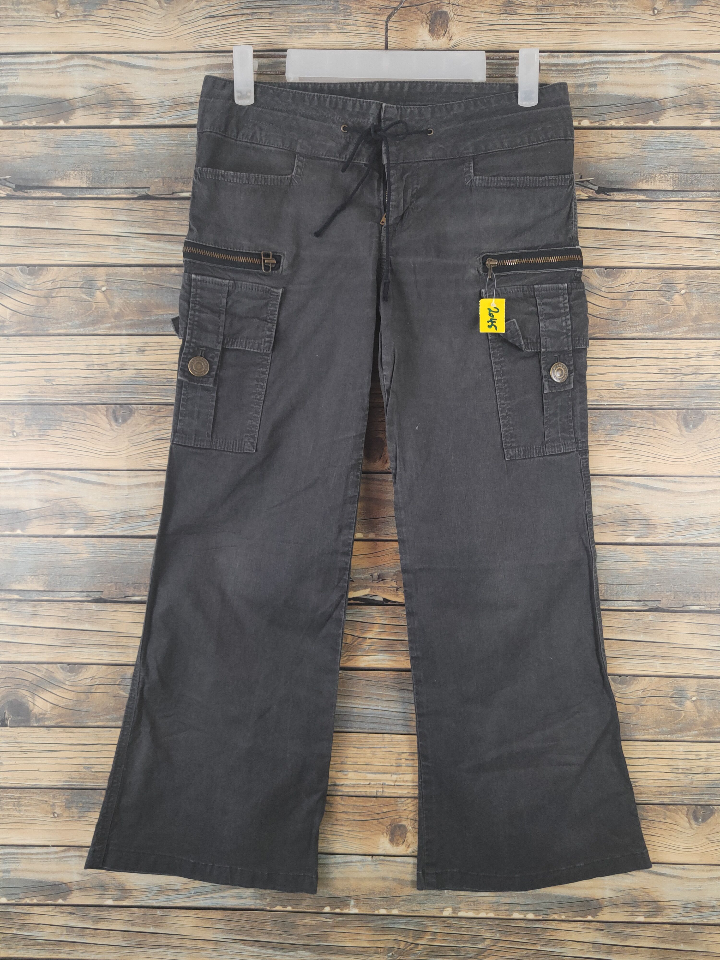 Japanese Brand DL Pinky&Dianne Black Multipocket Cargo Pants #2045 Size 29" - 1 Thumbnail
