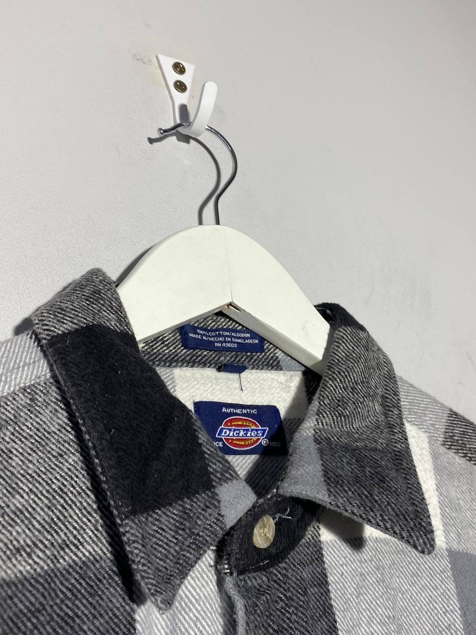 Dickies 🔥 Y2K DICKIES CHECKERED FLANNEL SHIRT GRUNGE WORKWEAR VIBES Size US L / EU 52-54 / 3 - 6 Thumbnail