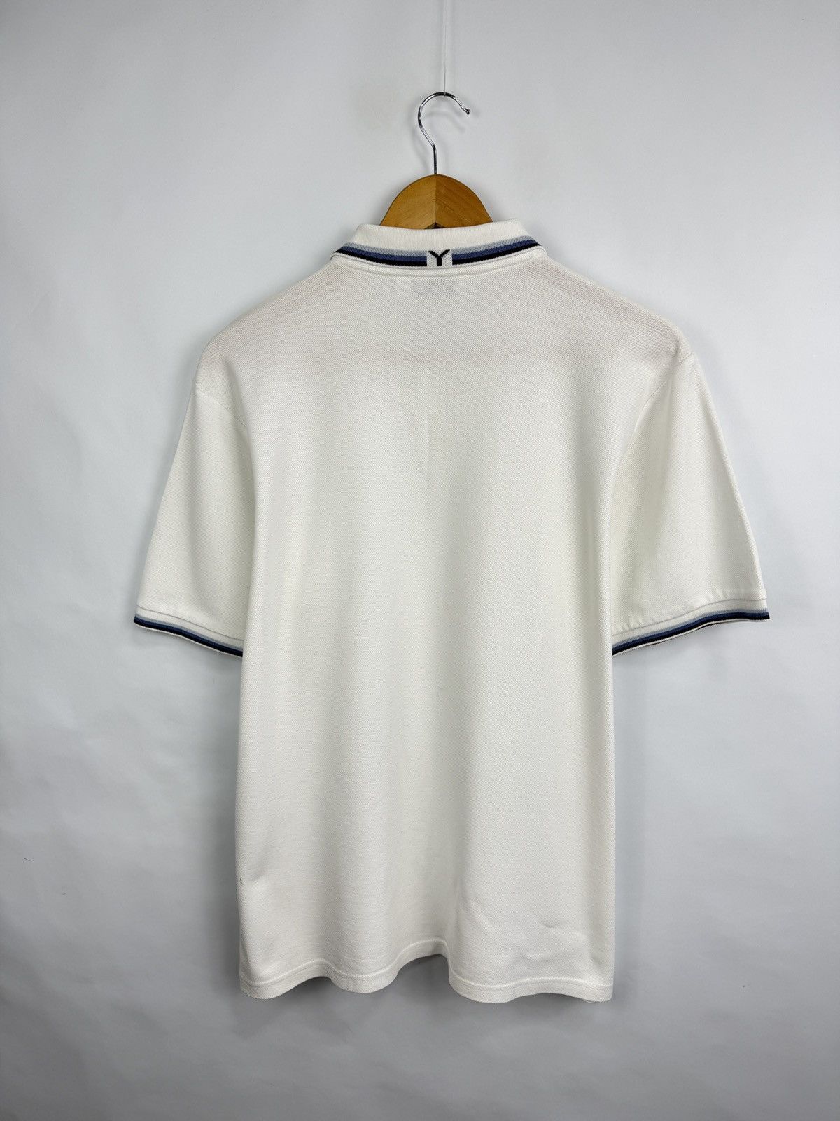 Yves Saint Laurent 🇫🇷 Vintage 90s YSL Yves Saint Laurent Pour Homme Polo T-Shirt Size US M / EU 48-50 / 2 - 7 Thumbnail