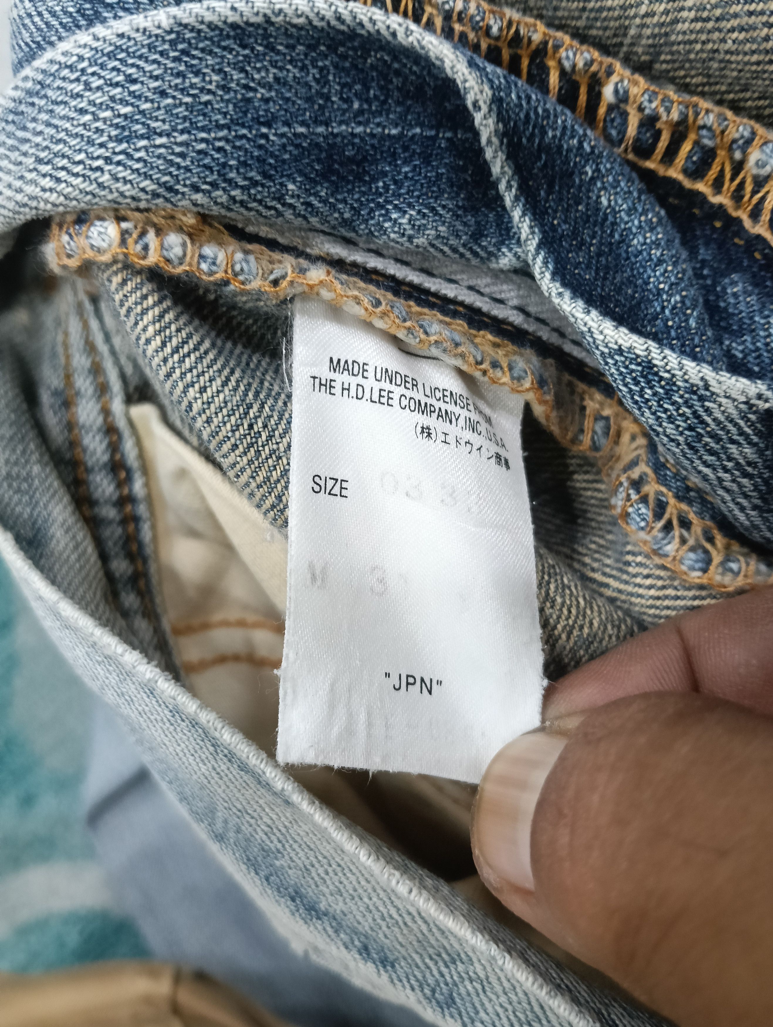 Lee × Levi's × Vintage Vintage Lee Repro Rare Model Leather Patch Size US 32 / EU 48 - 14 Thumbnail