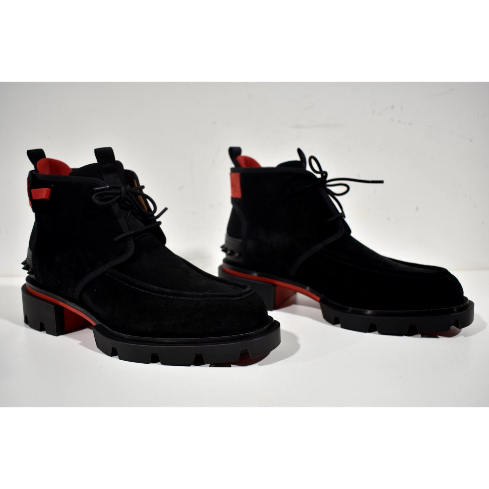Christian Louboutin Christian Louboutin Mens Suede Combat Lace Up Boot 42 9 Size US 9 / EU 42 - 4 Thumbnail