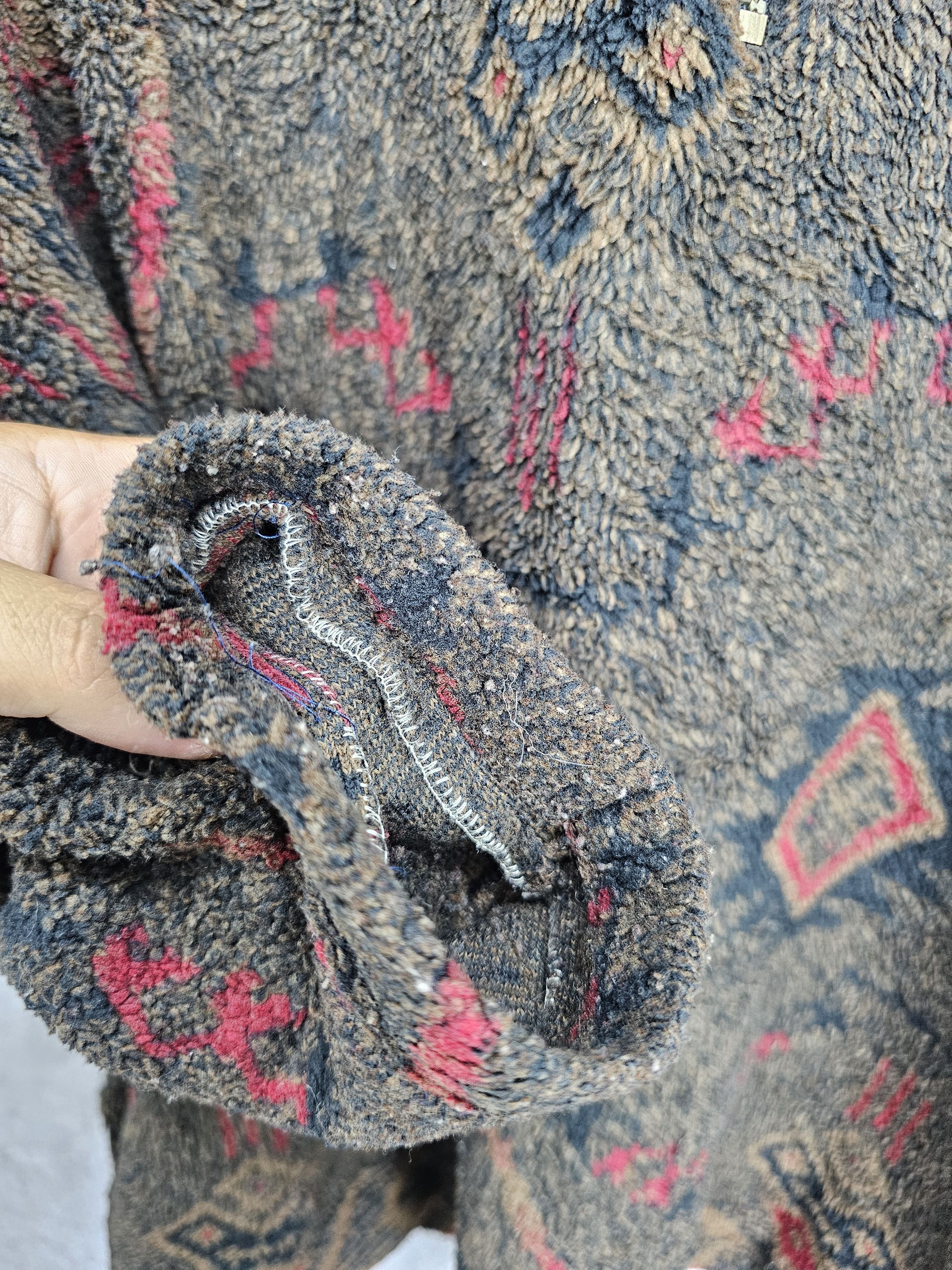 Other Vtg ALPS Aztec Abstract Design Hiking Fleece Jacket J0044 Size US XL / EU 56 / 4 - 7 Thumbnail