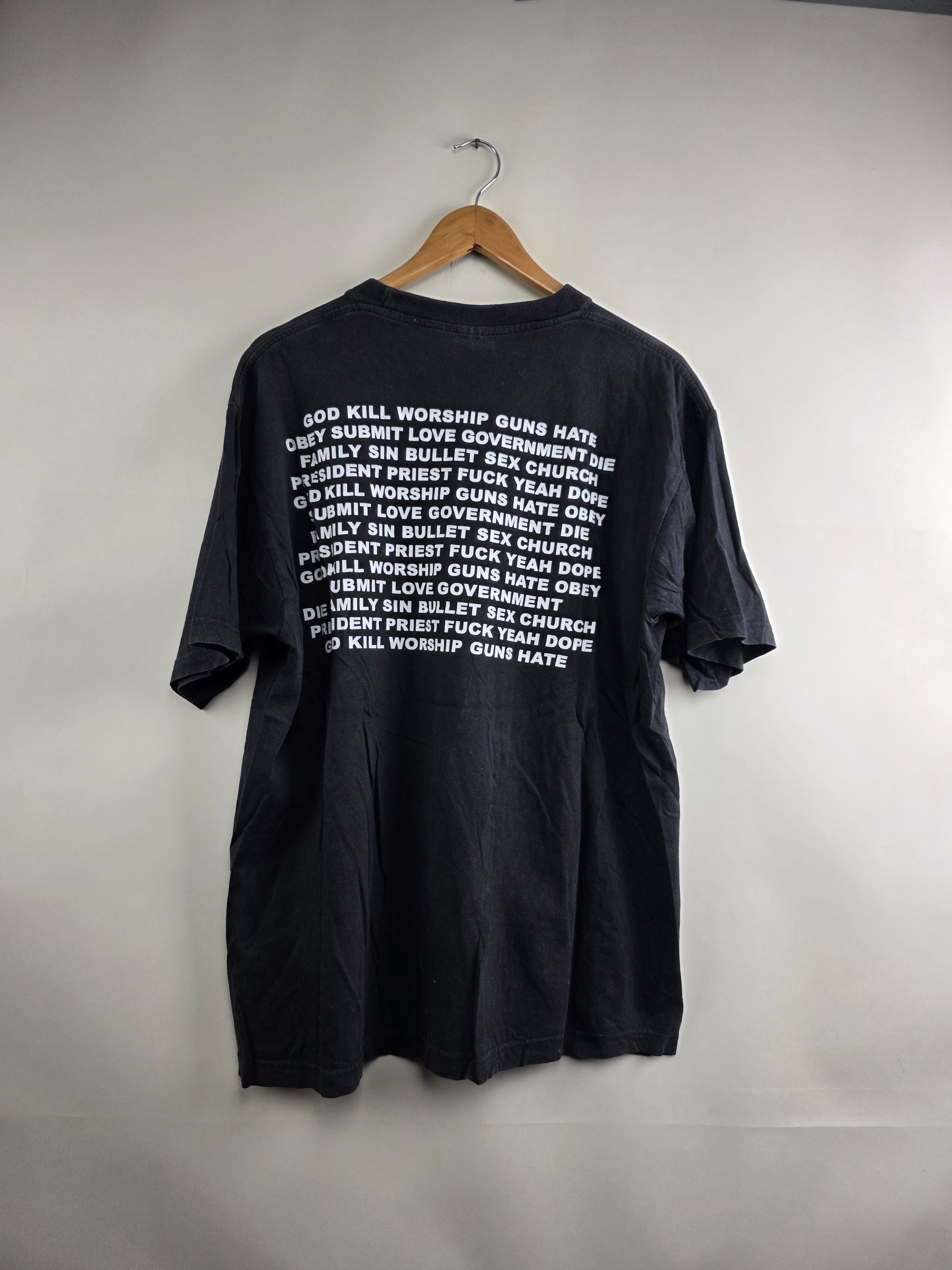 Band Tees × Marilyn Manson × Vintage 2001 Marilyn Manson Hollywood XL 23" 28.5" Size US XL / EU 56 / 4 - 6 Thumbnail