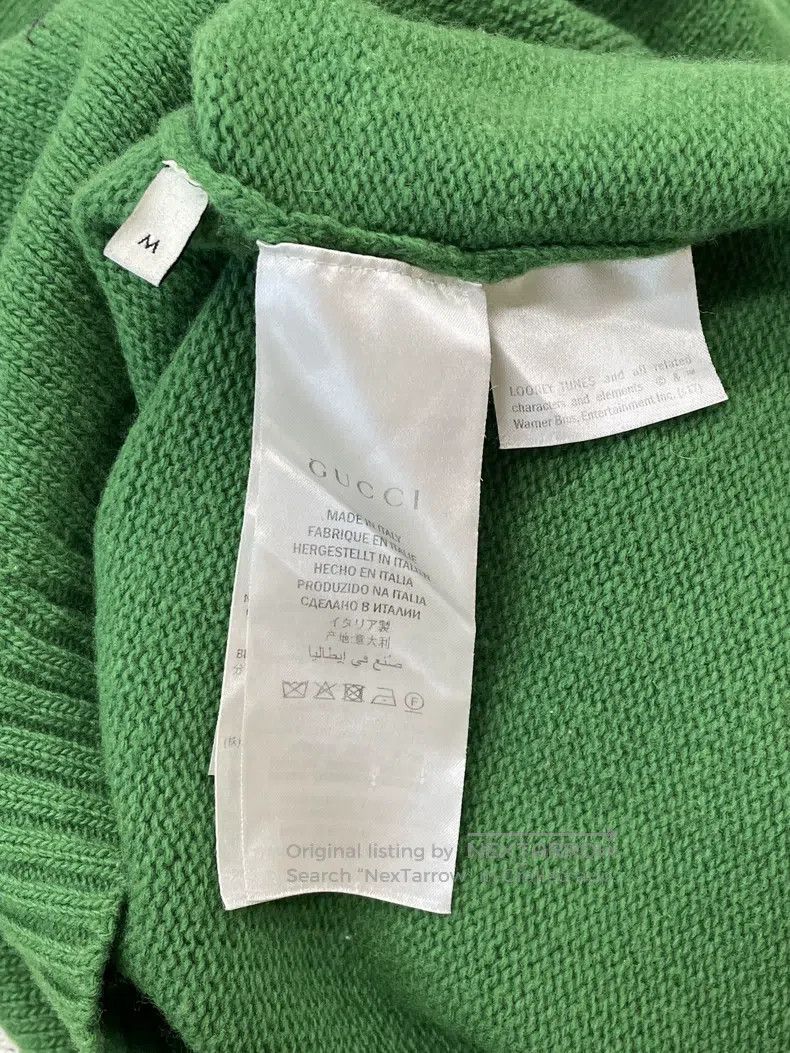 Gucci Gucci Green Rabbit Brother Sweater Knitwear sweater Size US M / EU 48-50 / 2 - 5 Thumbnail