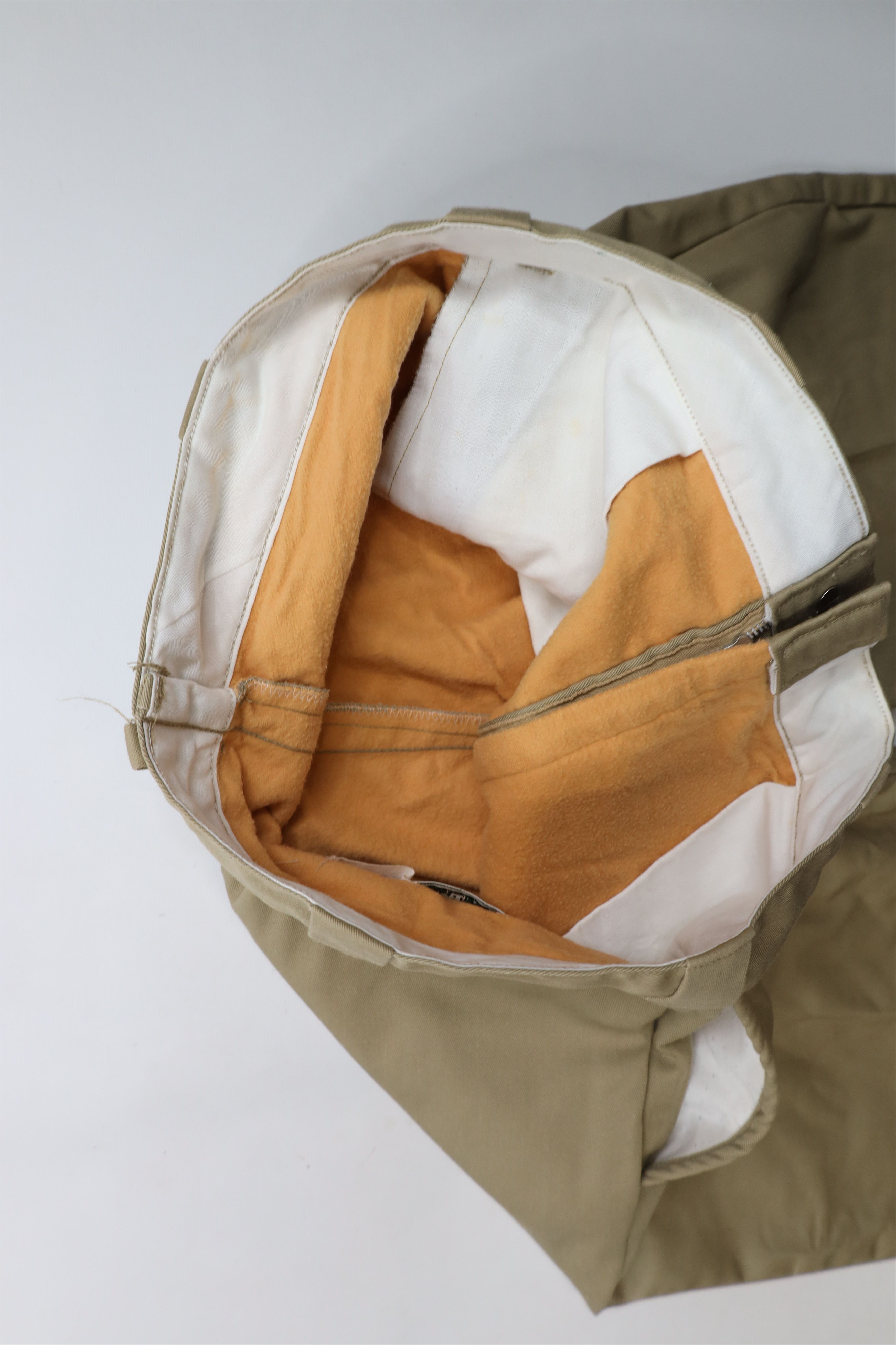 L.L. Bean × Vintage Vintage 70s LL Bean Lined Wide Leg Work Pants Beige USA Size US 36 / EU 52 - 10 Thumbnail
