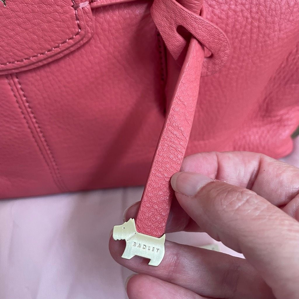 Other Radley London Pebble Leather Shoulder Bag Burnham Beeches Coral Pink Size ONE SIZE - 6 Thumbnail