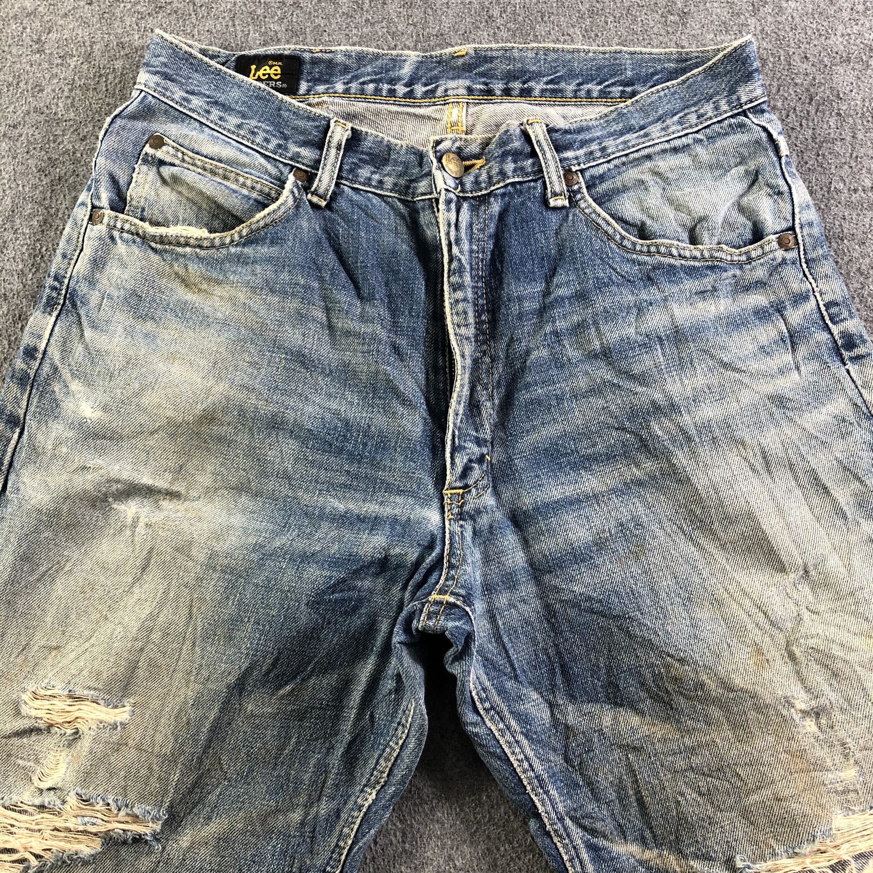 Lee Vintage Blue Wash Lee Jeans-J3555 Size US 32 / EU 48 - 3 Thumbnail