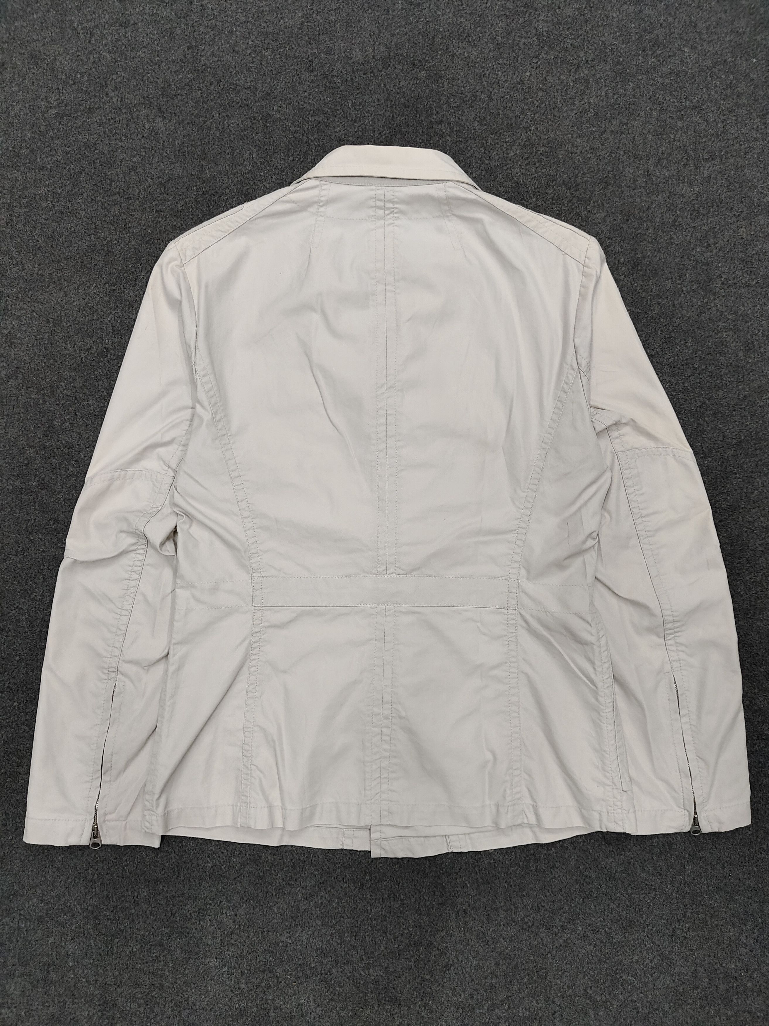 GIAN CARLO ROSSI Gian Carlo Rossi🇮🇹 Asymmetric Minimal Zip Utility Jacket Size US M / EU 48-50 / 2 - 4 Thumbnail