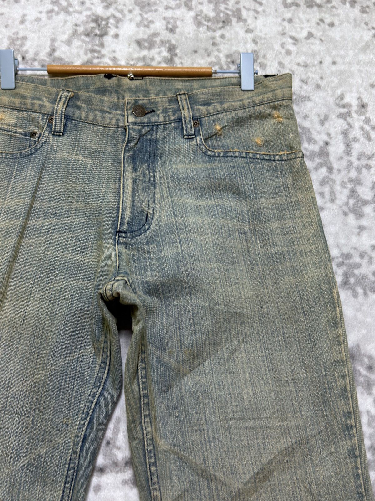Nicole Club Vintage Monsieur Nicole Flared Mud Wash Bootcut Denim Jeans Size US 32 / EU 48 - 5 Thumbnail