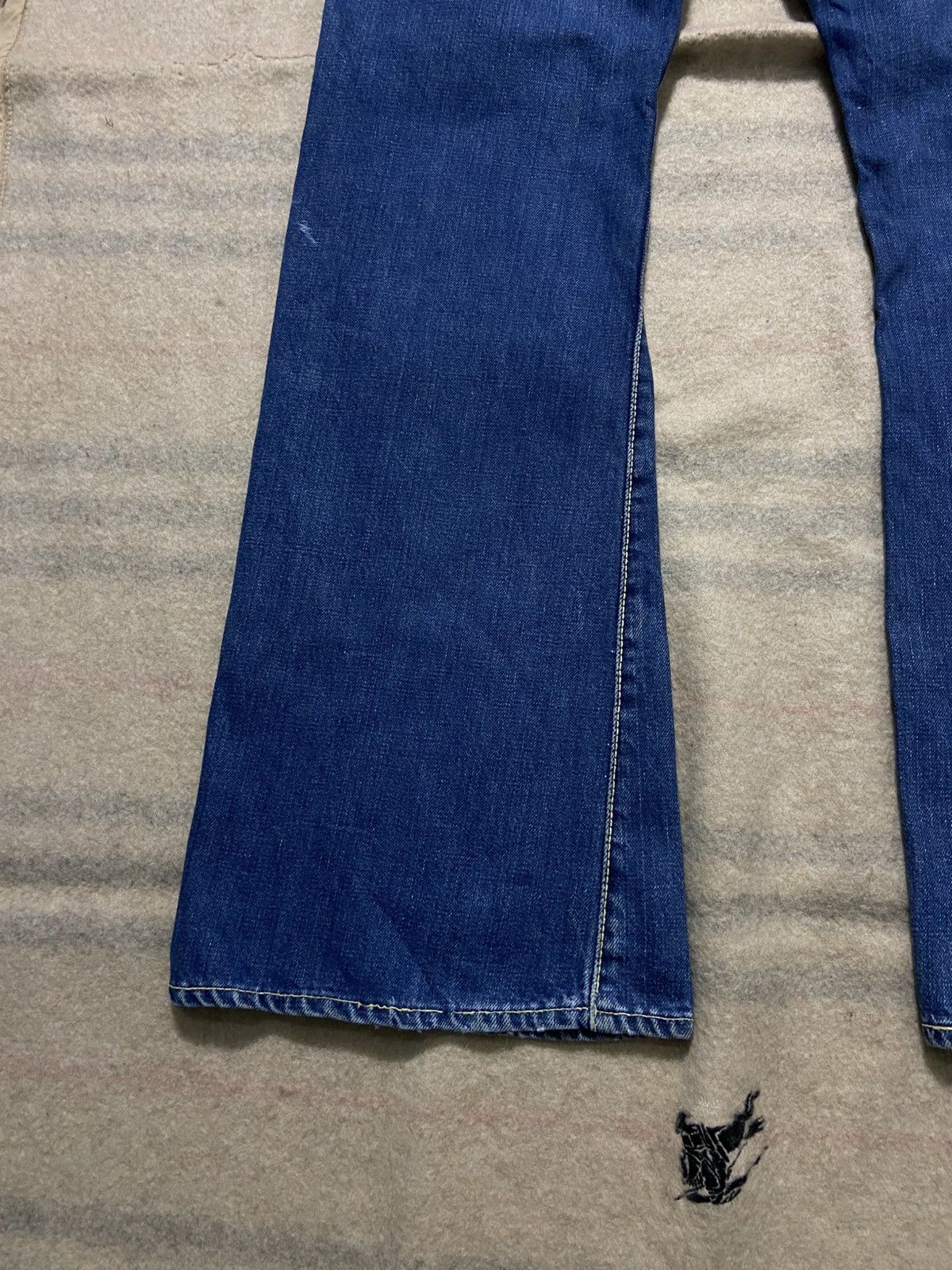 Japanese Brand Vintage 60s Big Stone Flare Jeans Size US 30 / EU 46 - 8 Thumbnail