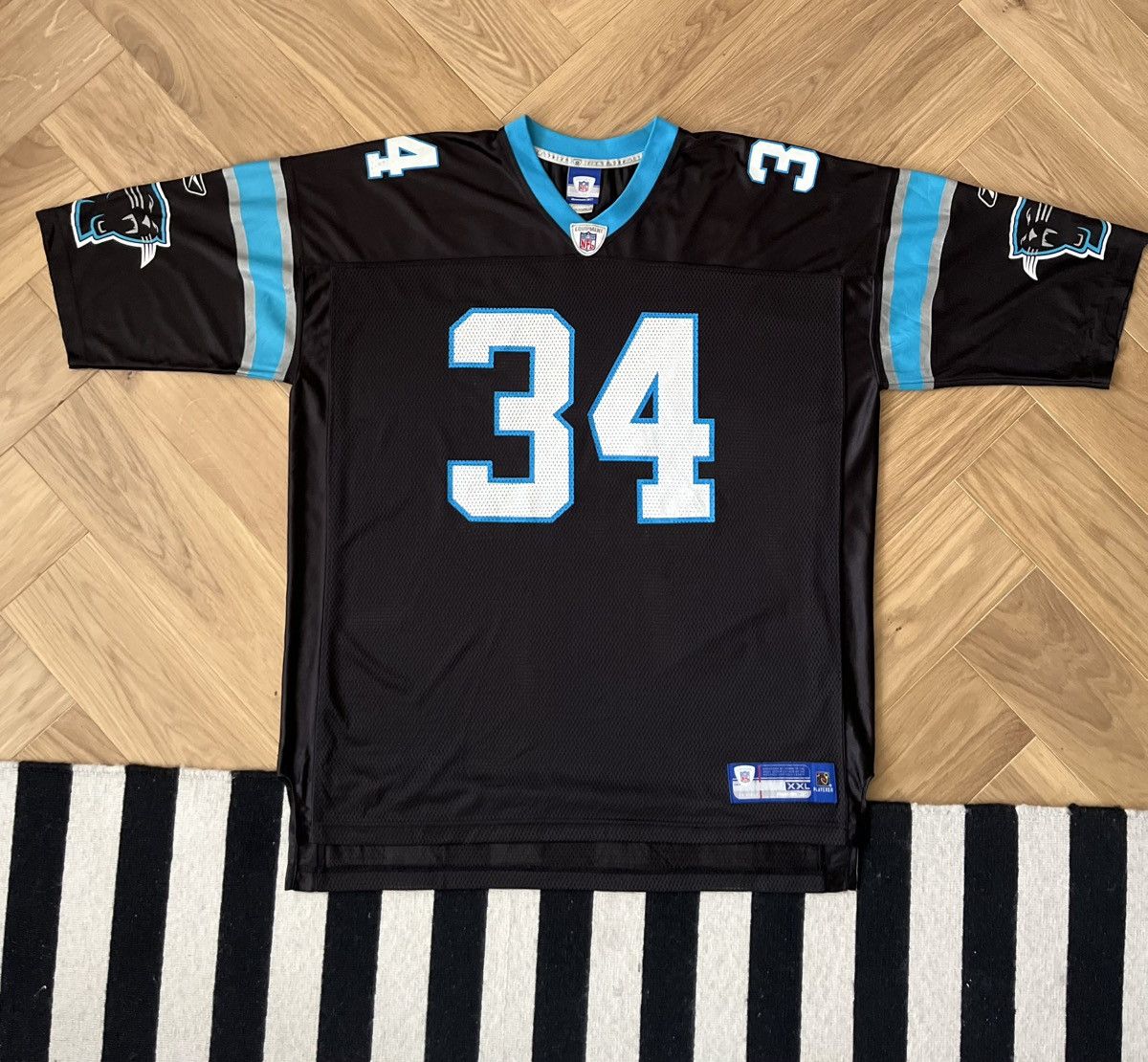 Reebok Vintage DeAngelo Williams Carolina Panthers 34 Reebok Jersey Size US XXL / EU 58 / 5 - 2 Thumbnail