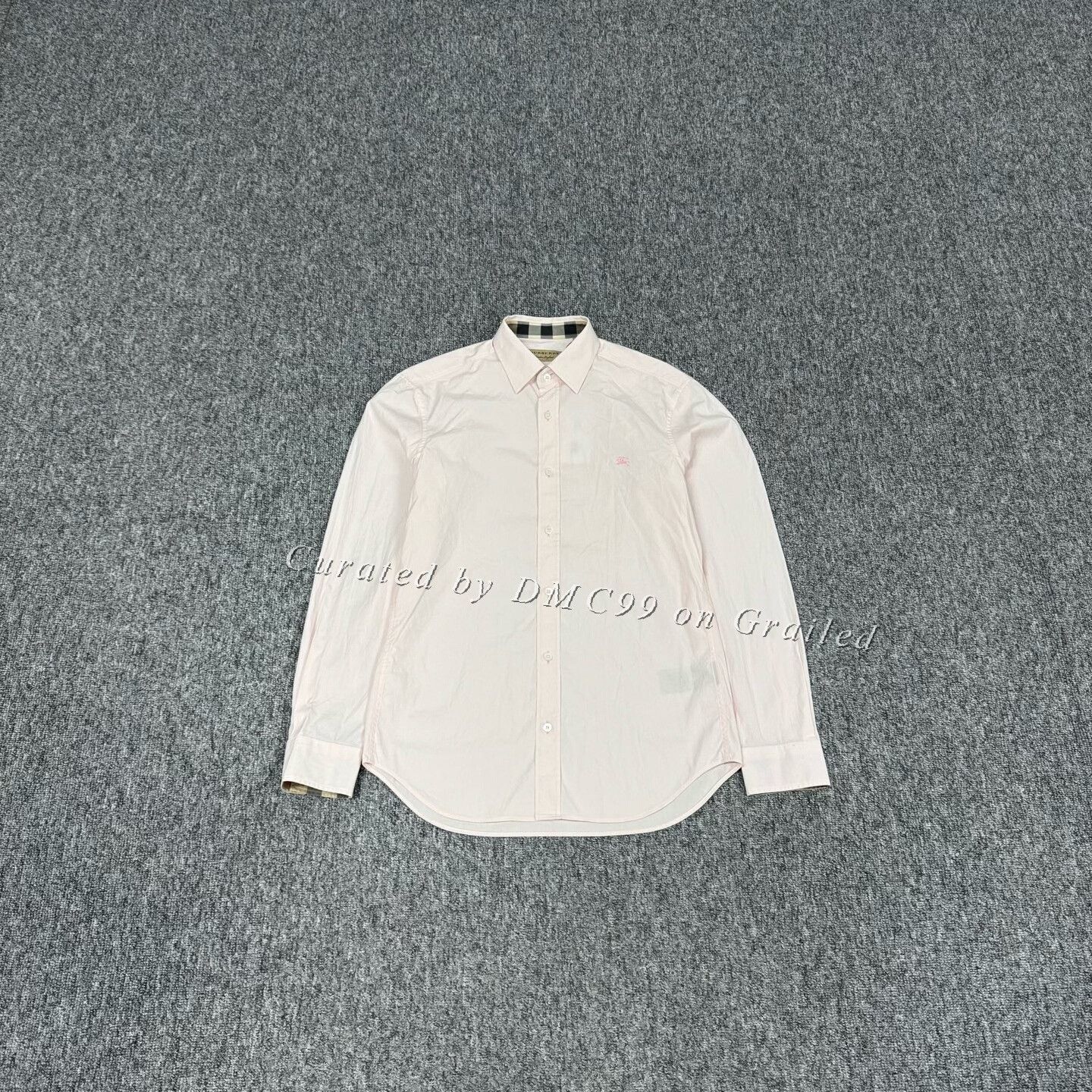 Burberry Burberry Horse Embroidered Long Sleeve Shirt Size US S / EU 44-46 / 1 - 1 Thumbnail