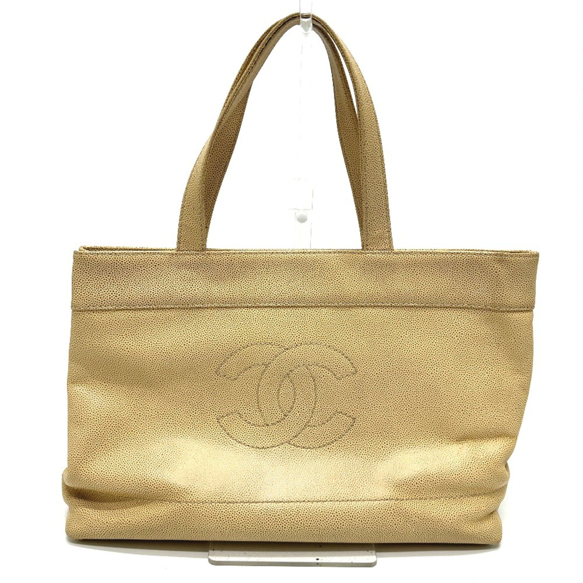 Chanel Chanel Bag Tote Bag Beige Size ONE SIZE - 1 Thumbnail