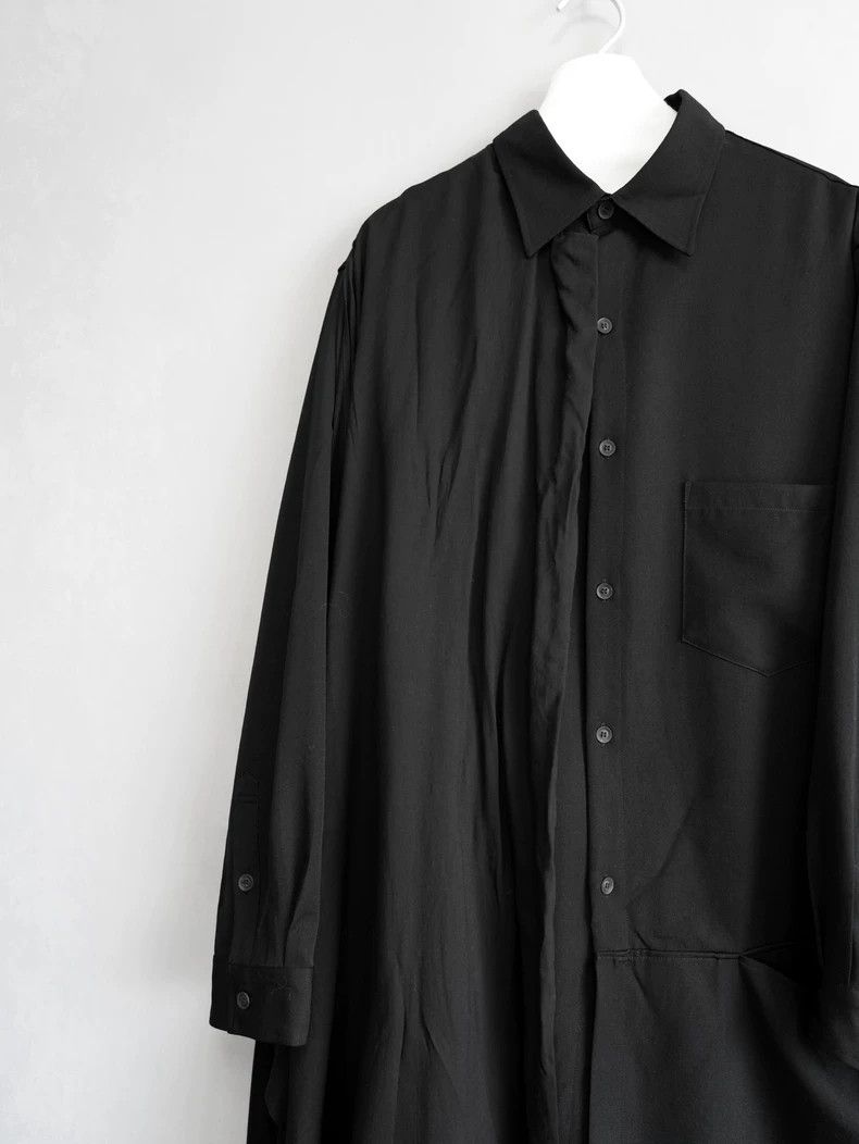 Yohji Yamamoto yohji yamamoto20 AW Fleece Tencel Shirt 2503-Nextarrow Size US M / EU 48-50 / 2 - 5 Thumbnail