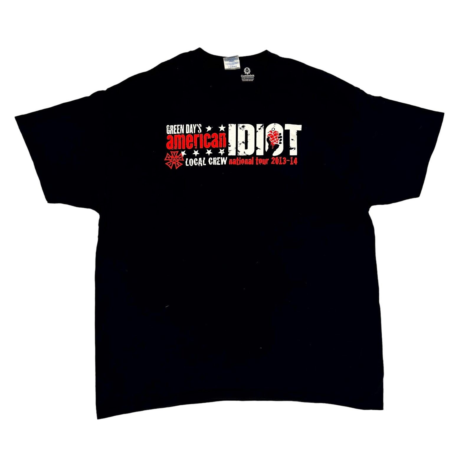 Vintage Green Day American Idiot 2013 Tour TShirt Size US XL / EU 56 / 4 - 1 Thumbnail
