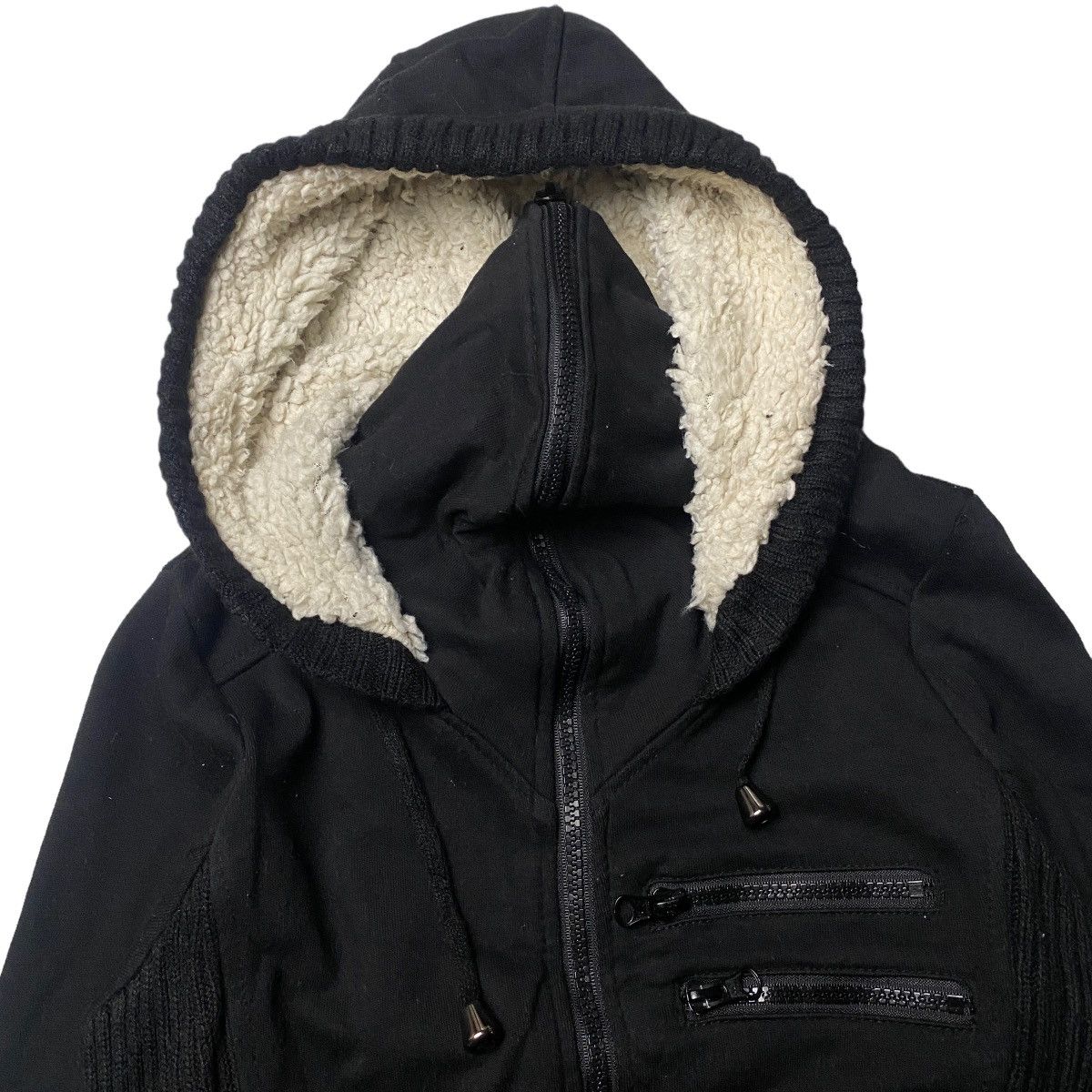 If Six Was Nine × Japanese Brand × Le Grande Bleu (L.G.B.) 2000's Ingni Gothic Double Layer Full Hoodie Size US XS / EU 42 / 0 - 5 Thumbnail