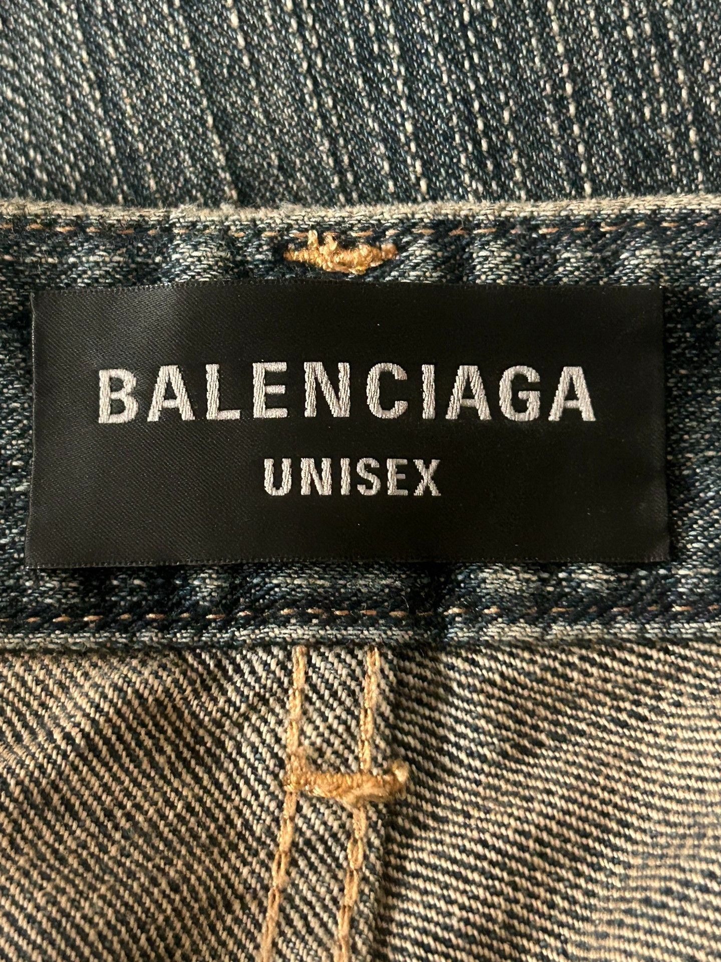 Balenciaga Balenciaga Boot cut Washed Flared logo Jeans 2501-Nextarrow Size US 26 / EU 42 - 3 Thumbnail