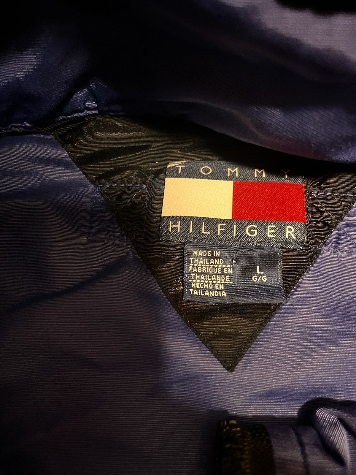 Tommy Hilfiger × Vintage Tommy Hilfiger Anorak Jacket Vintage Size US L / EU 52-54 / 3 - 2 Thumbnail