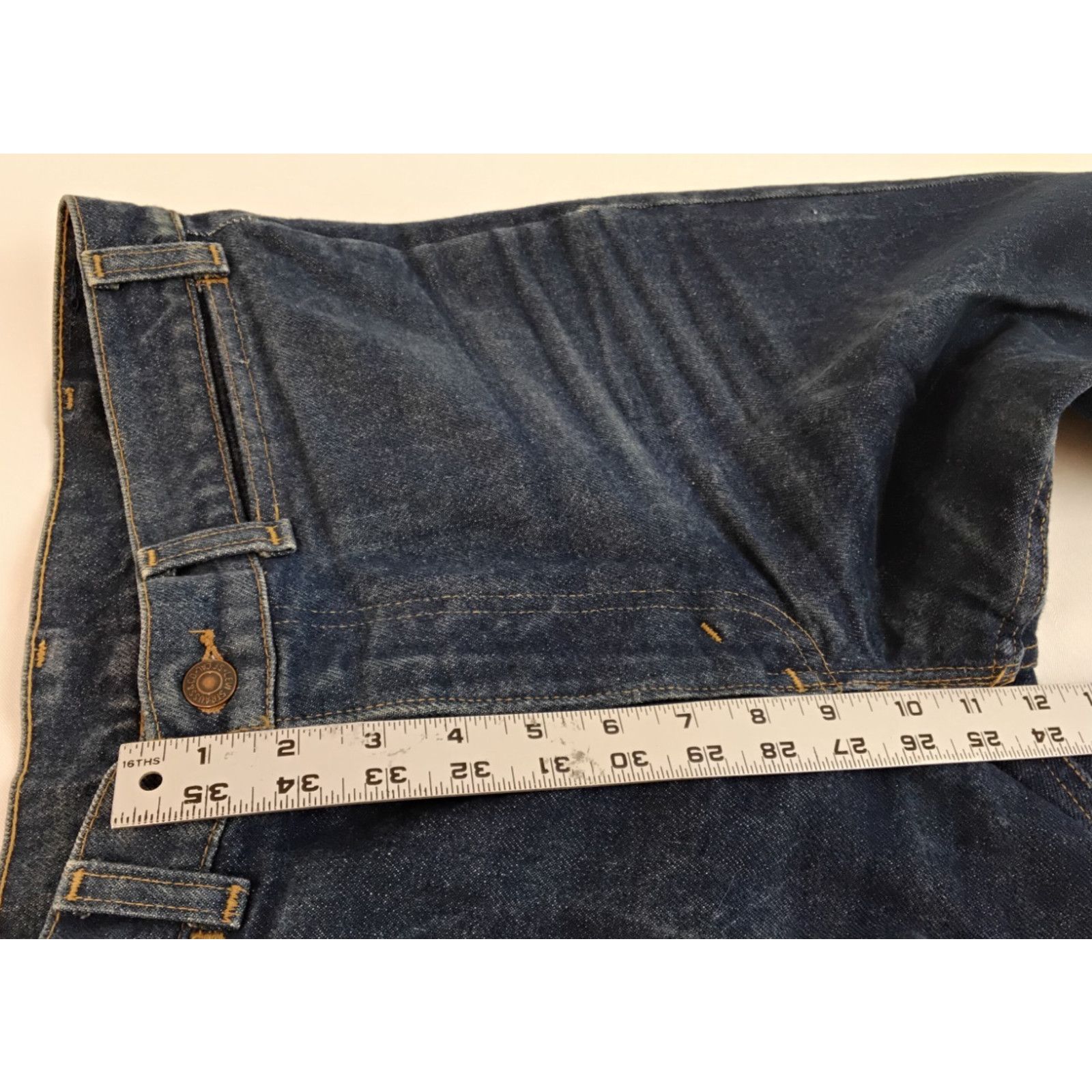 Levi's Levi's Fresh Produce Jean 32 Dark Wash 70s Talon Orange Tab Size US 32 / EU 48 - 11 Thumbnail