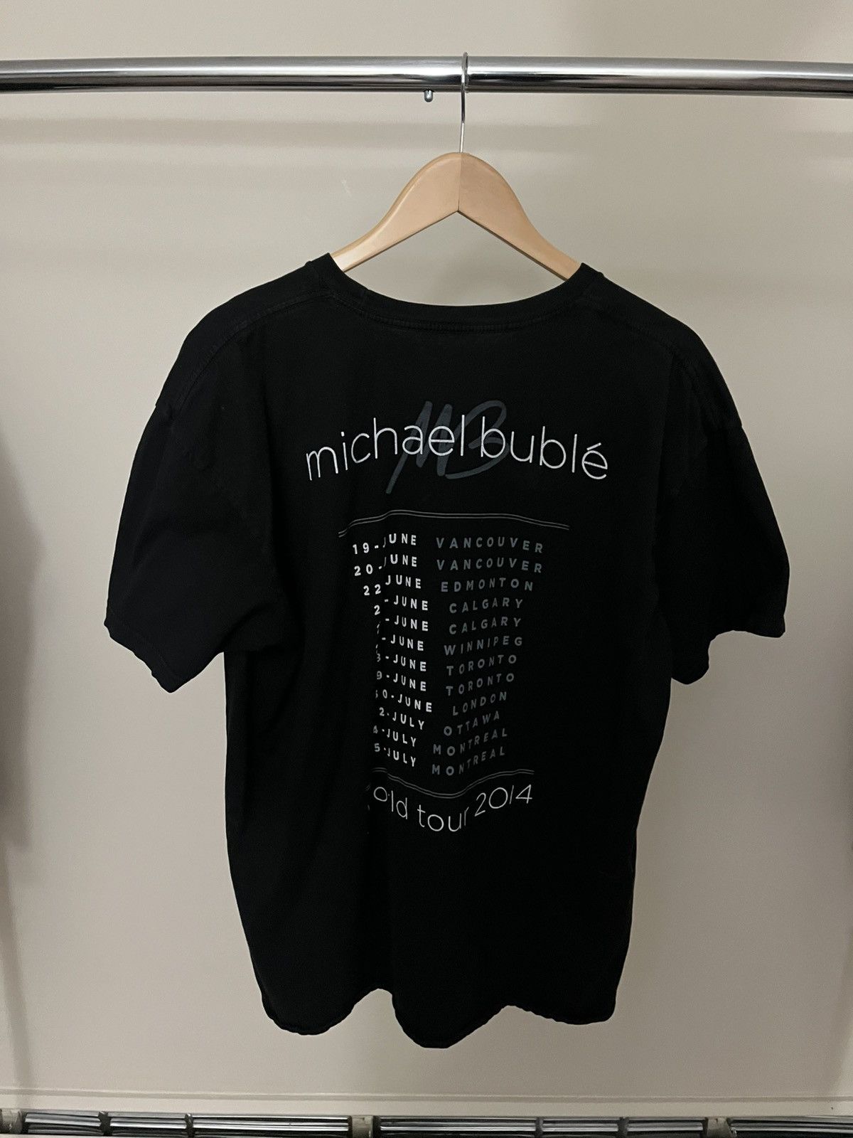 Band Tees × Vintage 2014 Michael Bublé Tour Tee Size US XL / EU 56 / 4 - 2 Thumbnail