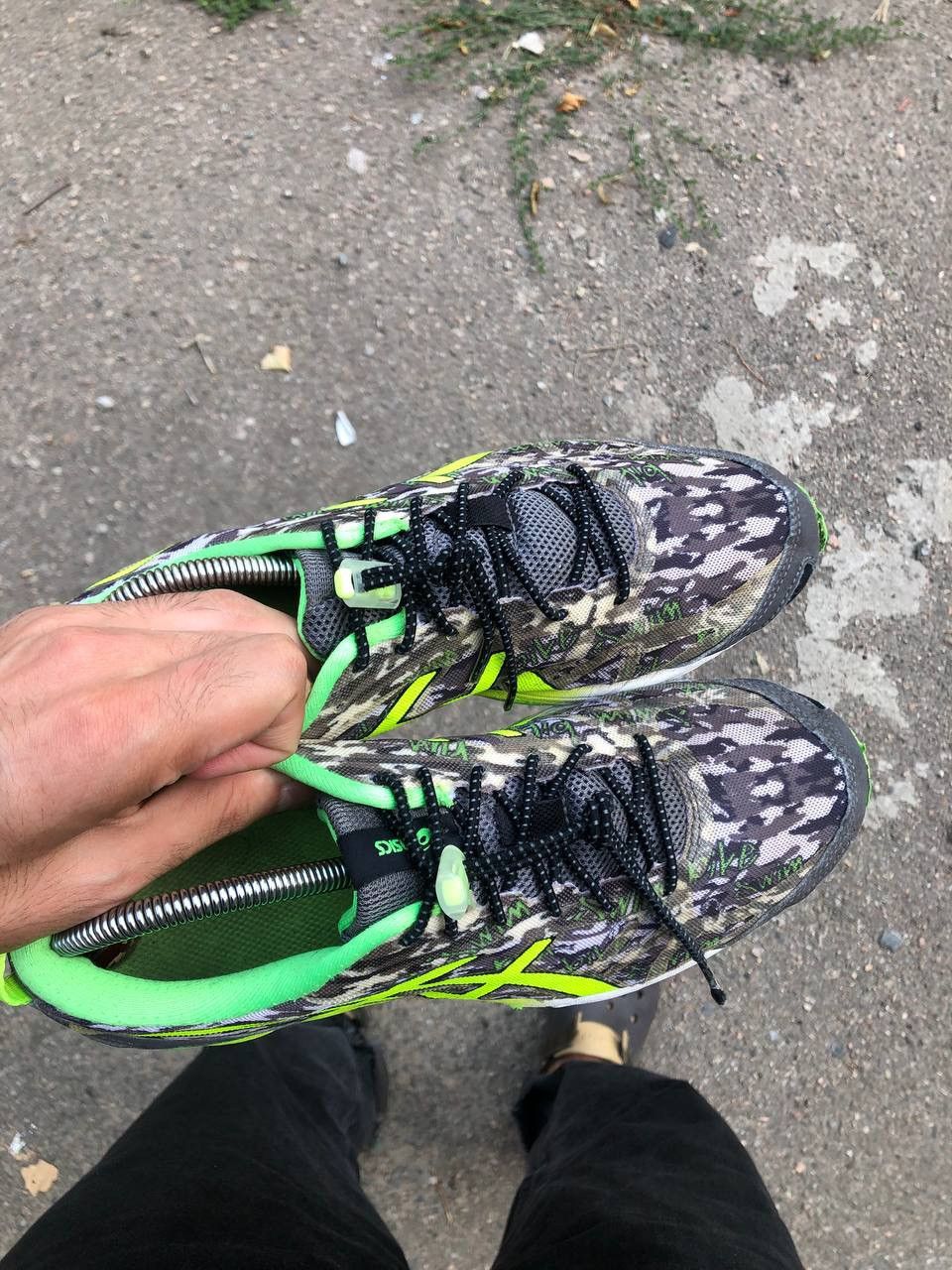 Asics VERY RARE ASICS GEL HYPER TRI DESIGNER CAMO RUNNING SNEAKERS Size US 8 / EU 41 - 8 Thumbnail