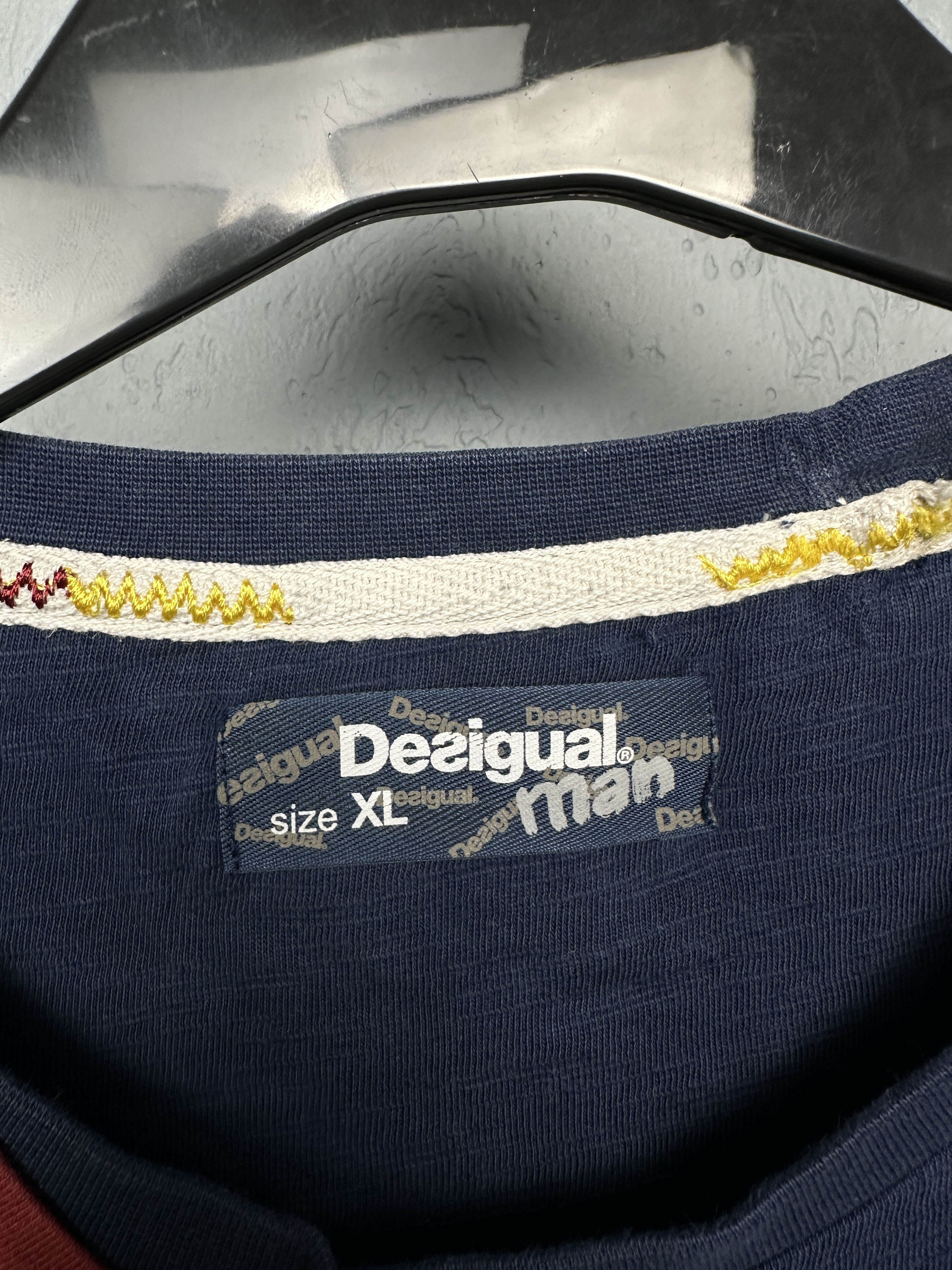 Desigual Desigual Mens T-Shirt Size US XL / EU 56 / 4 - 4 Thumbnail