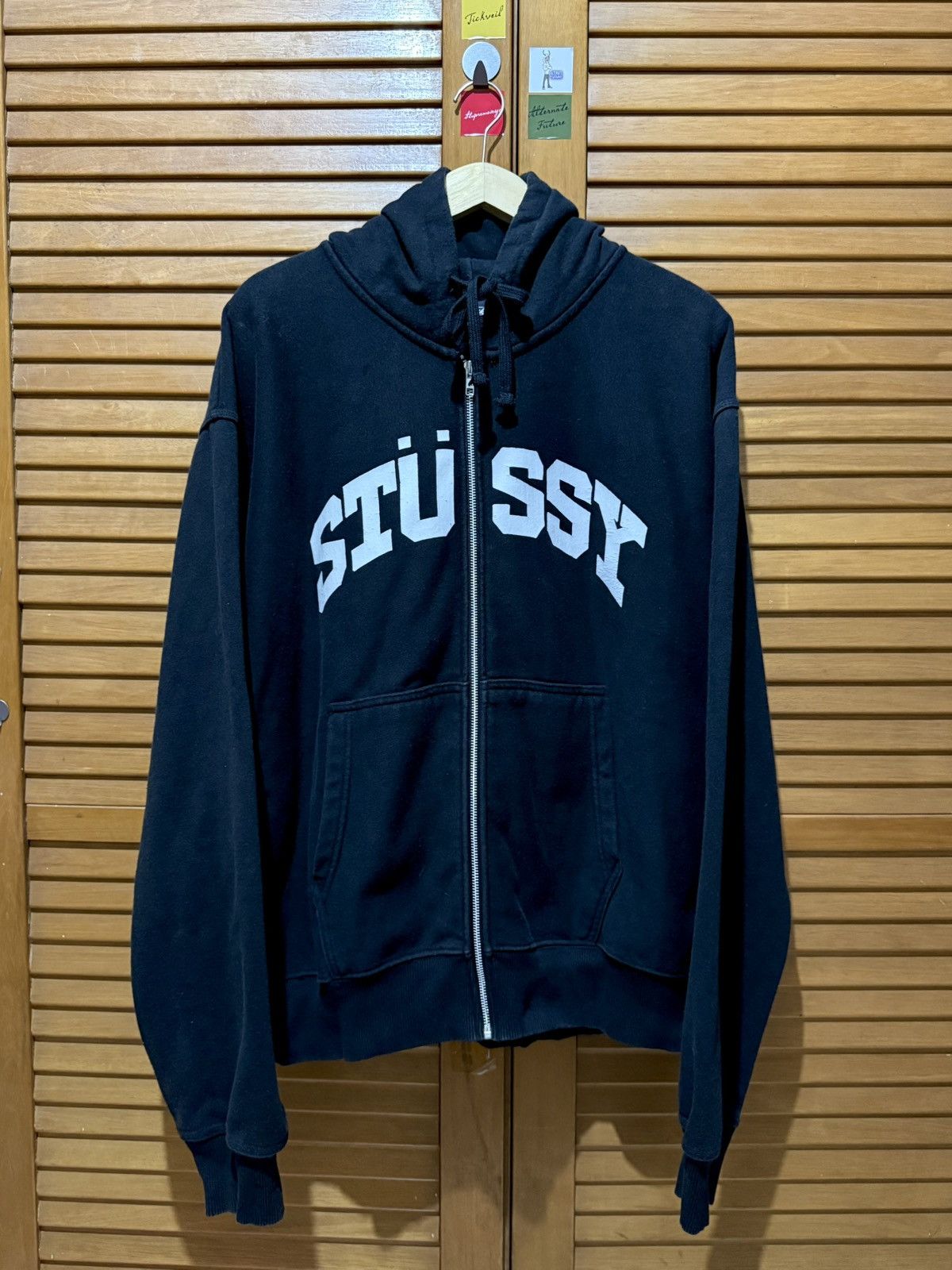 Stussy Stussy Sport Zip Hoodie Black | Grailed