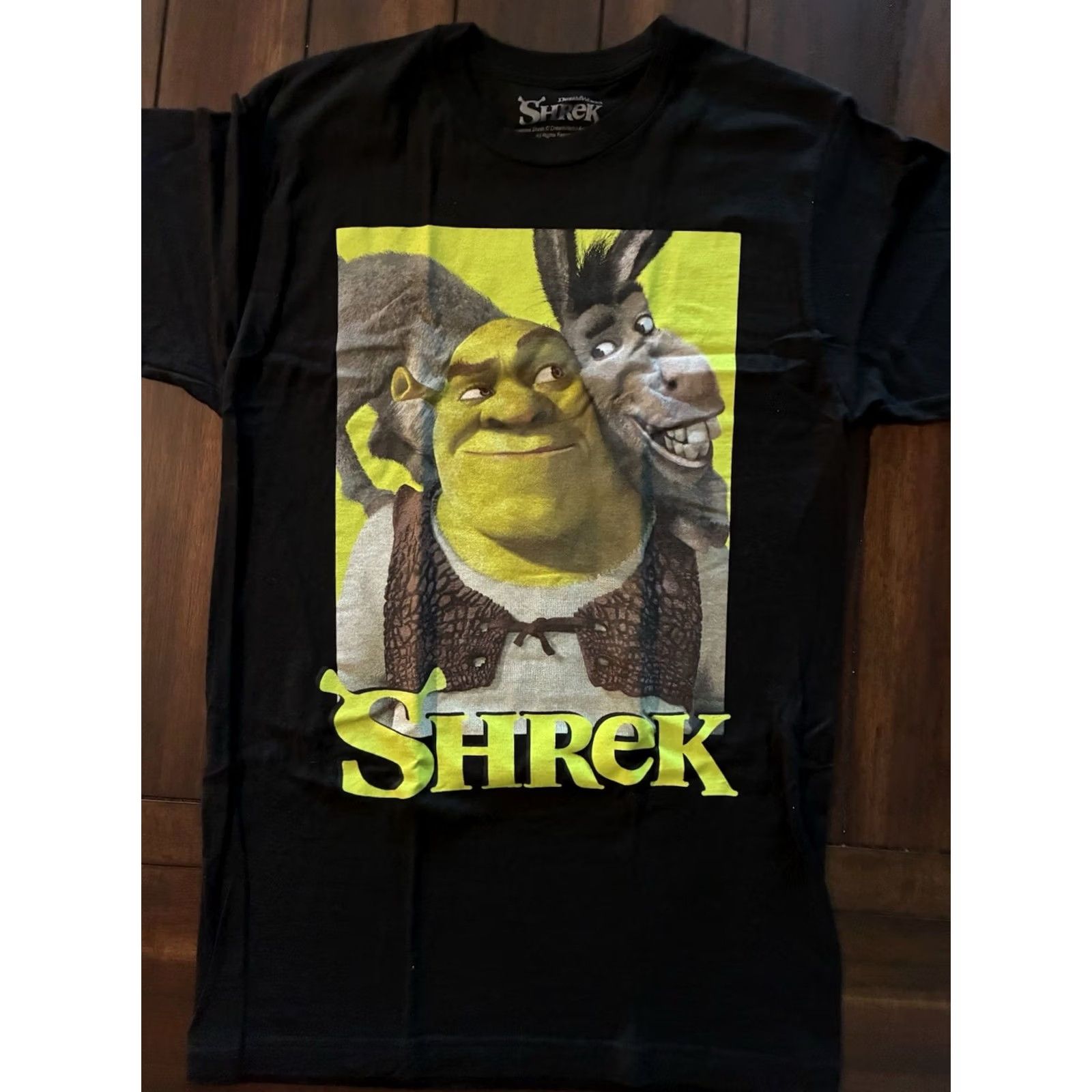 Vintage VINTAGE Dreamworks Shrek Shirt Mens Medium Pullover Ogre Donkey Casual Medium Size US M / EU 48-50 / 2 - 2 Thumbnail