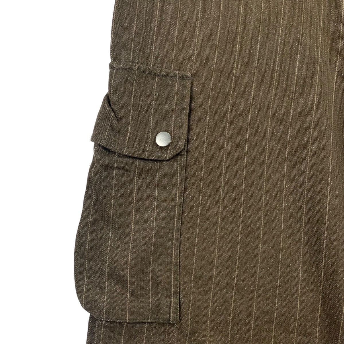 Japanese Brand CLONEDEVGRU Japanesebrand stripe design cargo pants Size US 32 / EU 48 - 8 Thumbnail