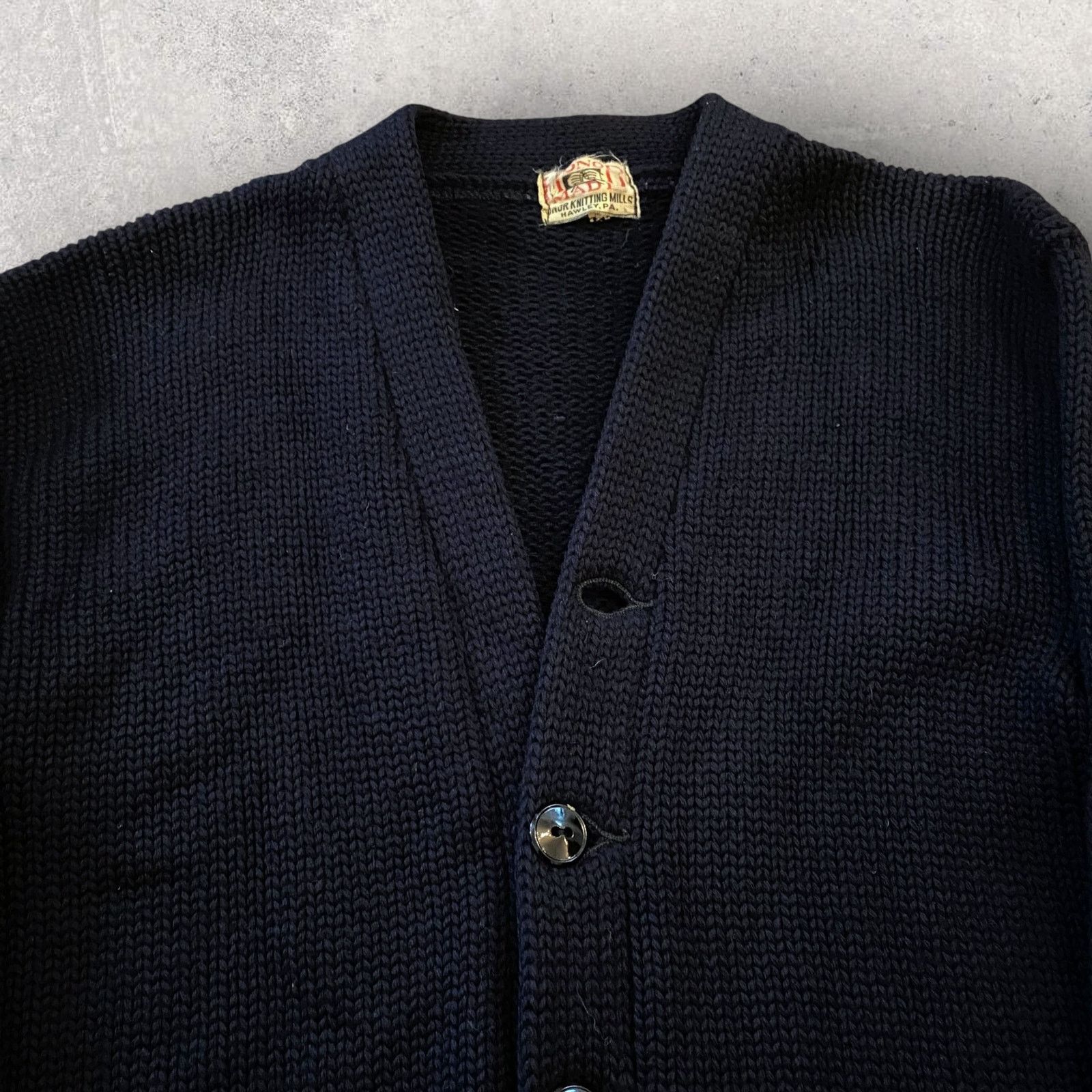 Vintage True Vintage 1950s Honor Knitting Mills Wool Cardigan Size US M / EU 48-50 / 2 - 2 Thumbnail