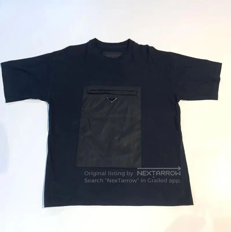 Prada Prada Black Cotton T-Shirt for Men. Size US M / EU 48-50 / 2 - 1 Thumbnail