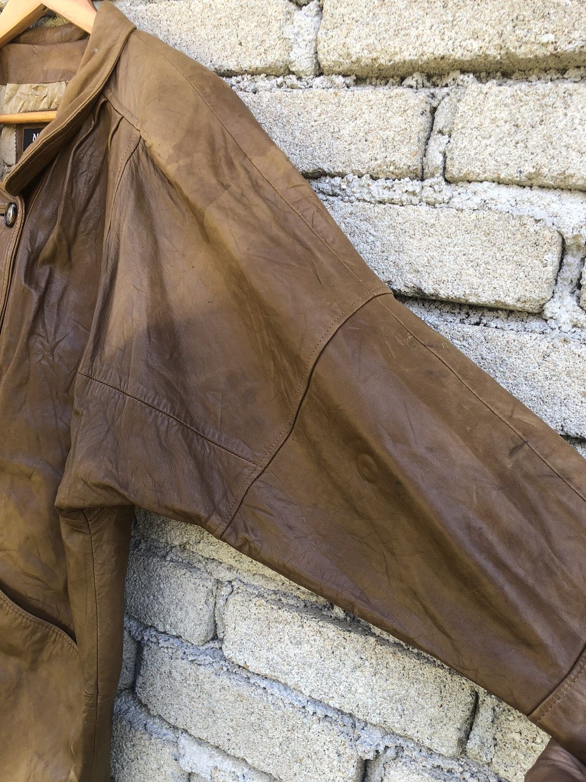 Vintage 💥RARE💥Vintage Marquis Leather Jacket Size L / US 10 / IT 46 - 6 Thumbnail