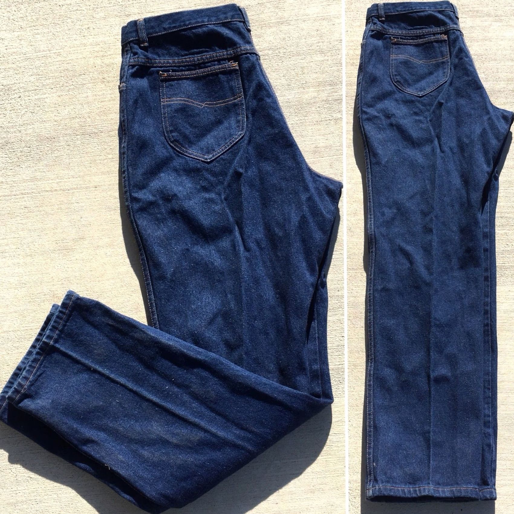 Vintage VINTAGE Rustler Jeans High Waist Tapered Leg 20 Made In USA 34 1/2” Waist Blue Denim Cowboy Mom 1980s Womens Size 42" / US 20 - 7 Thumbnail